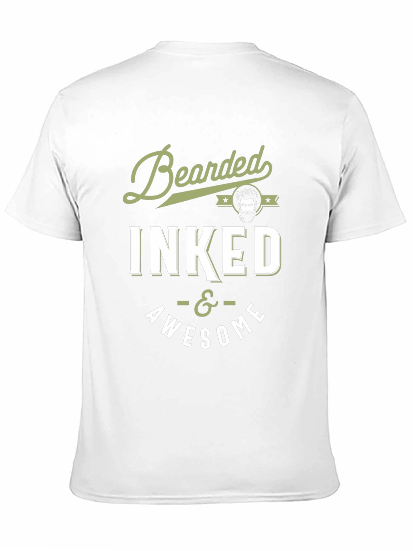 Bearded Inked & Awesome Graphic T-Shirt