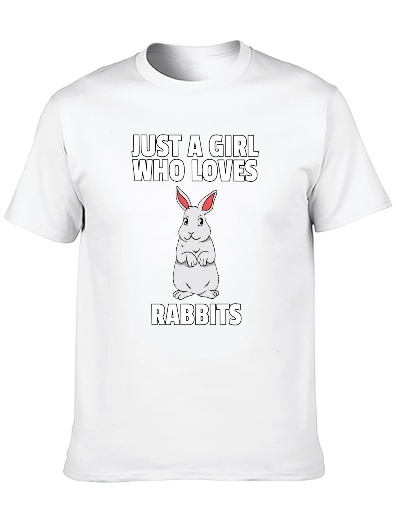 Just a Girl Who Loves Rabbits T-Shirt