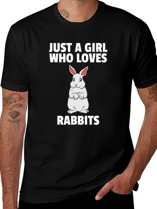 Just a Girl Who Loves Rabbits T-Shirt