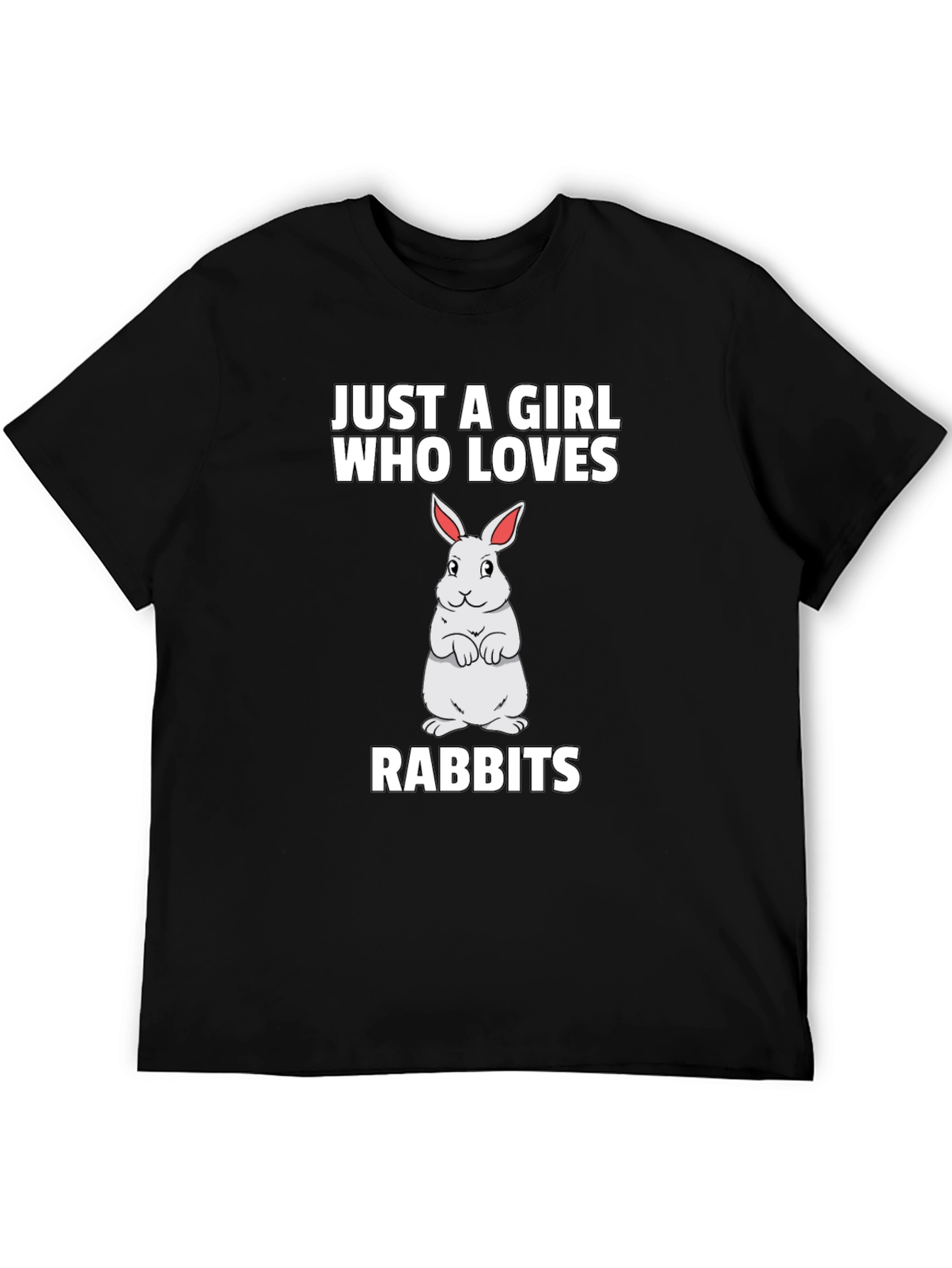 Just a Girl Who Loves Rabbits T-Shirt
