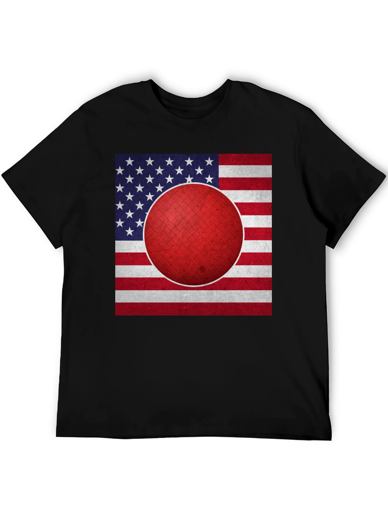 Dodgeball American Flag Graphic T-Shirt