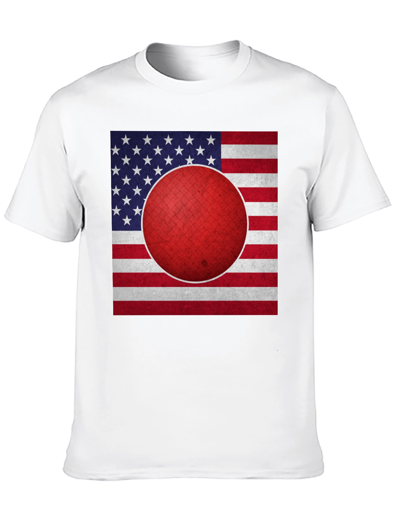 Dodgeball American Flag Graphic T-Shirt
