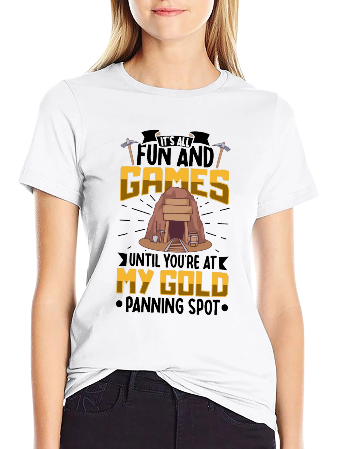 Fun and Games Gold Panning T-Shirt