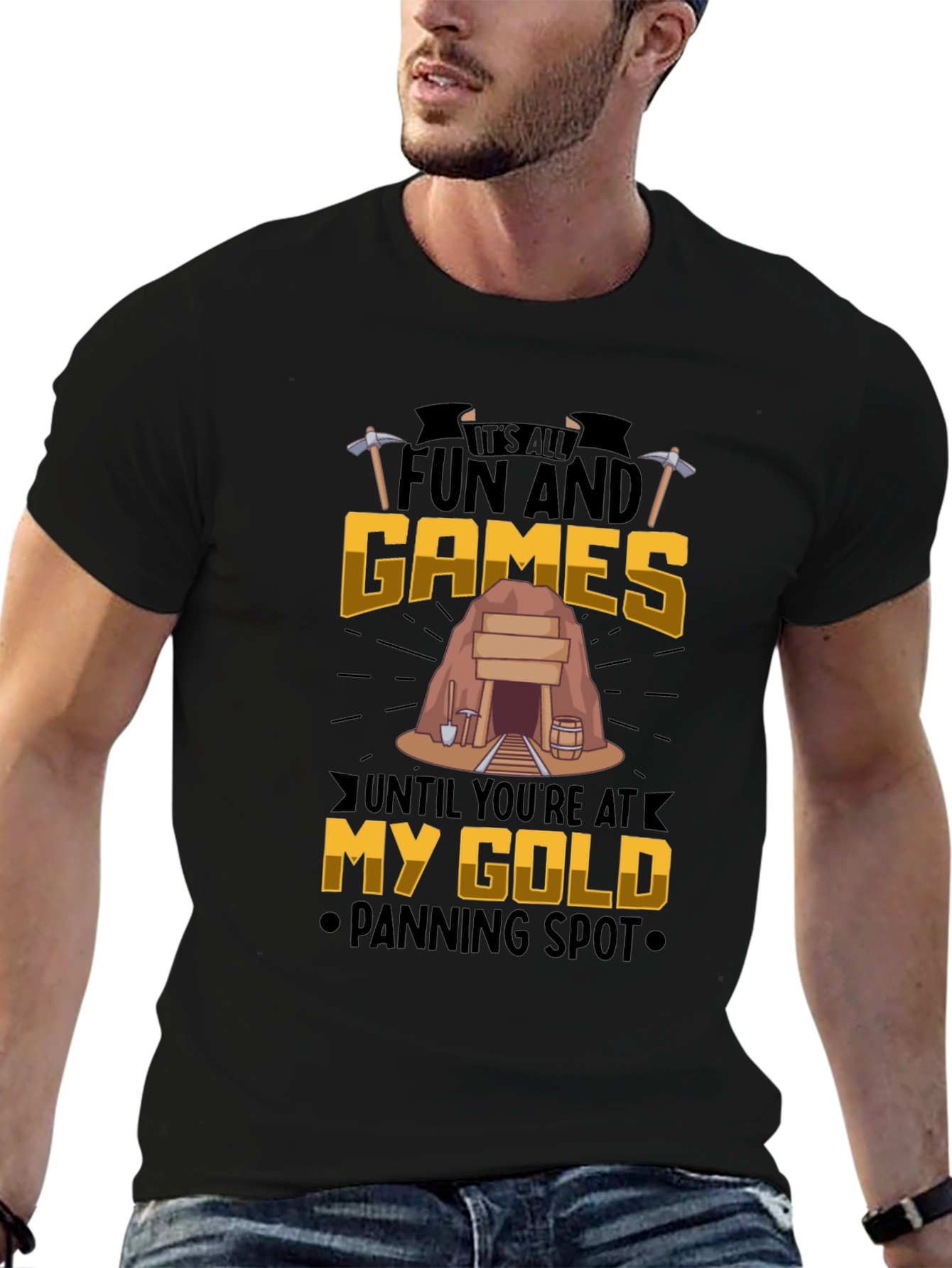 Fun and Games Gold Panning T-Shirt