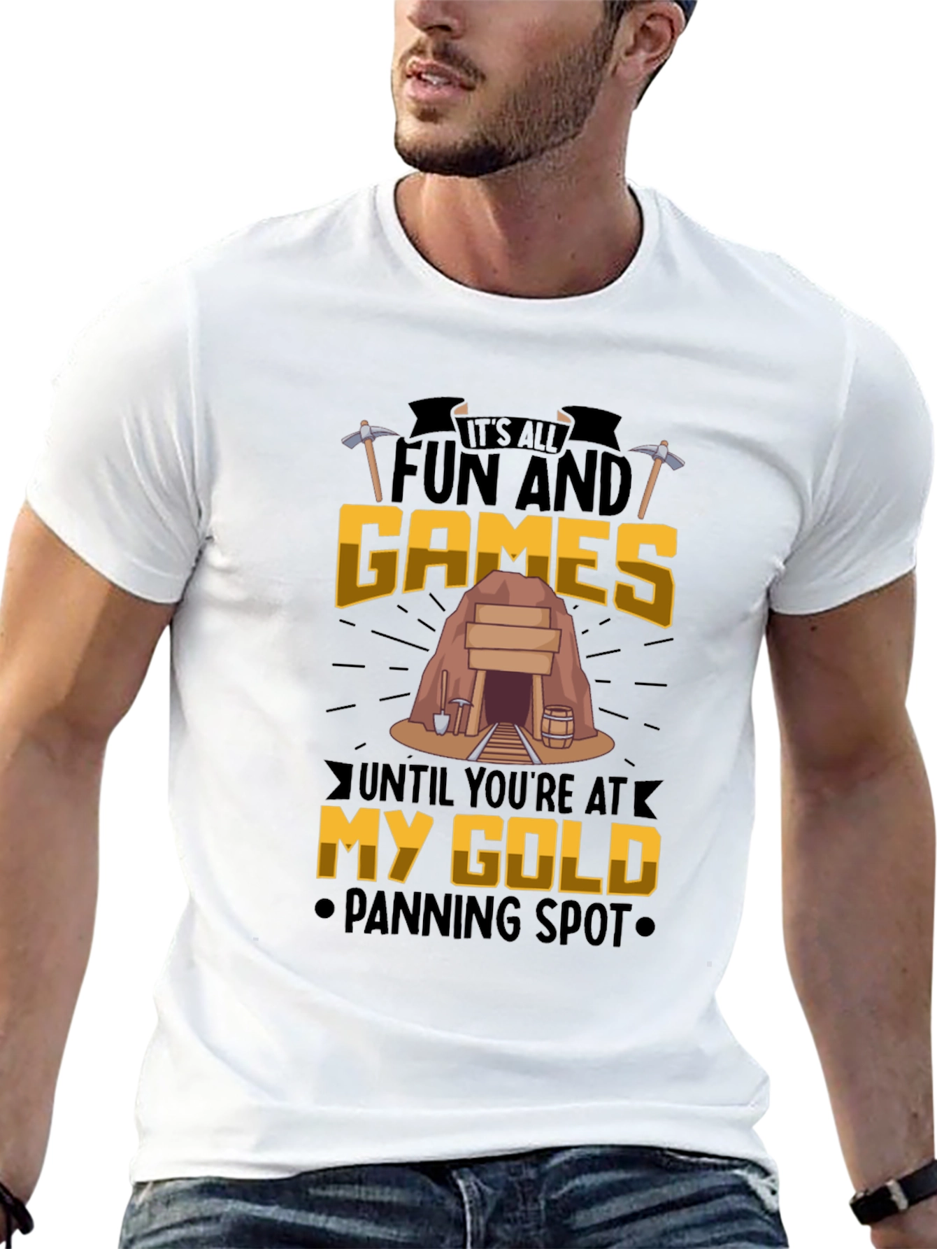 Fun and Games Gold Panning T-Shirt