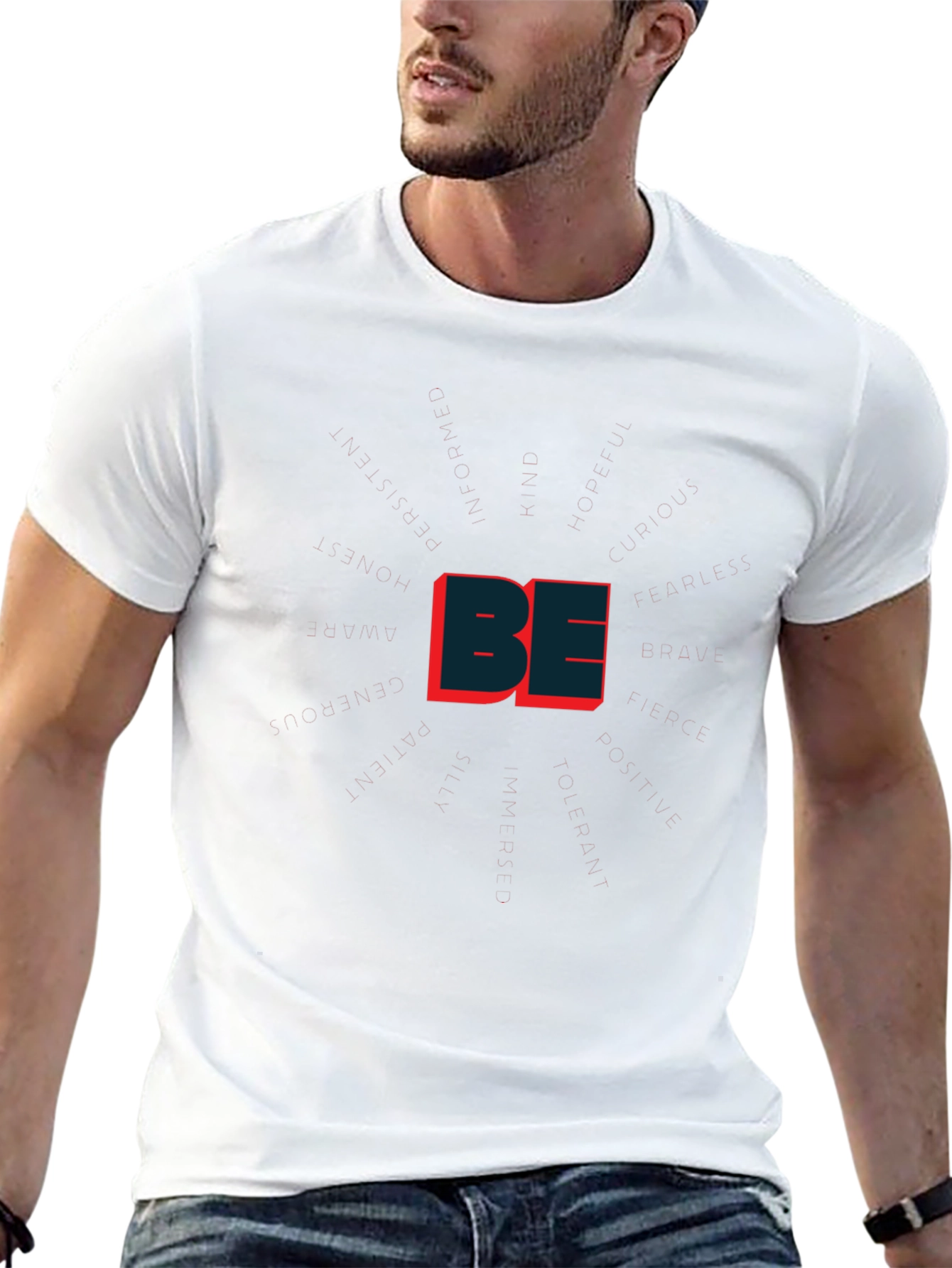 Bold BE Graphic Tee - Classic Black