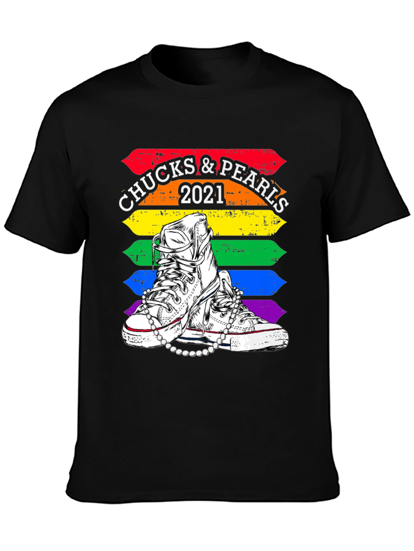 Chucks & Pearls 2021 Pride T-Shirt