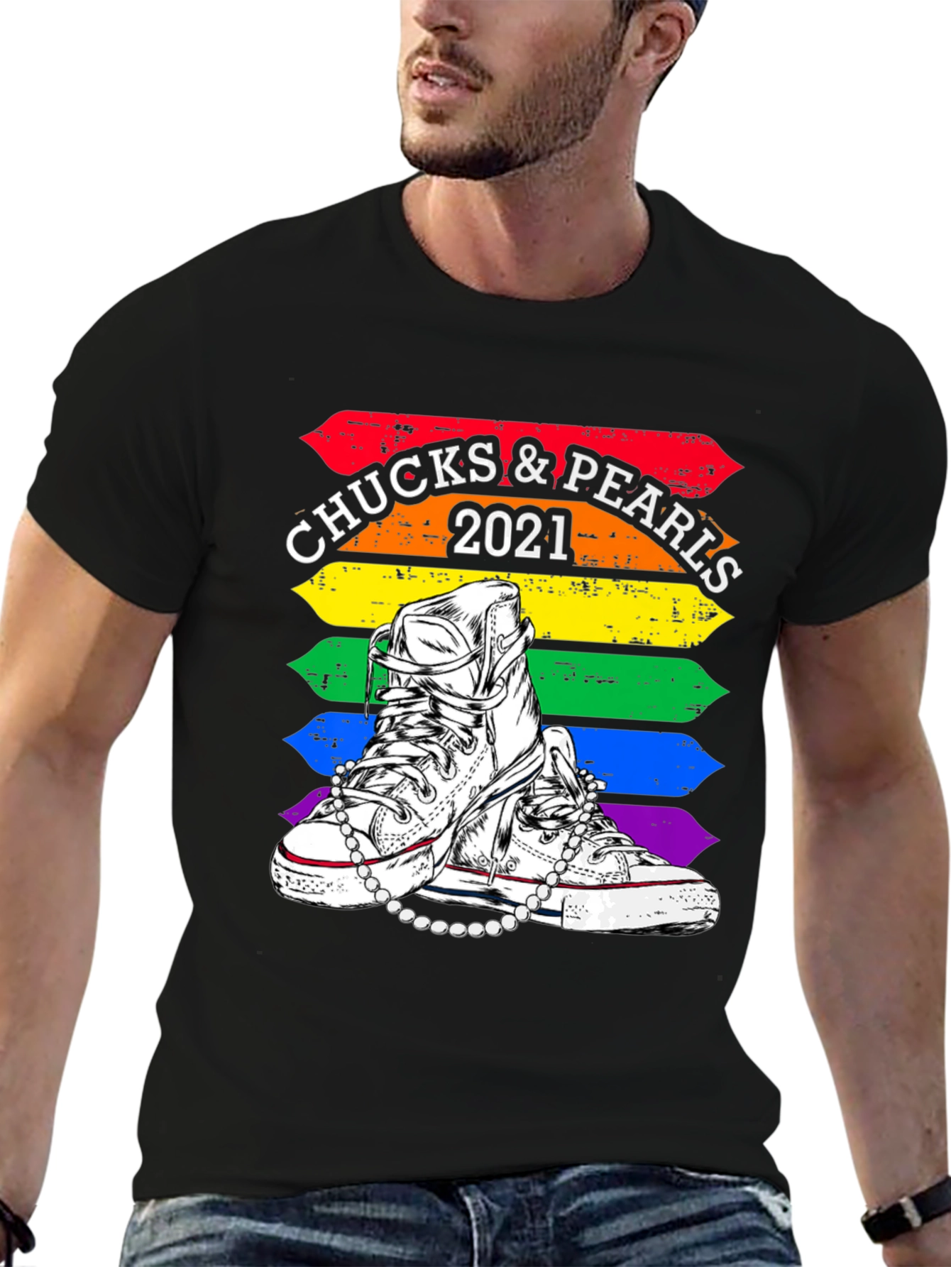 Chucks & Pearls 2021 Pride T-Shirt