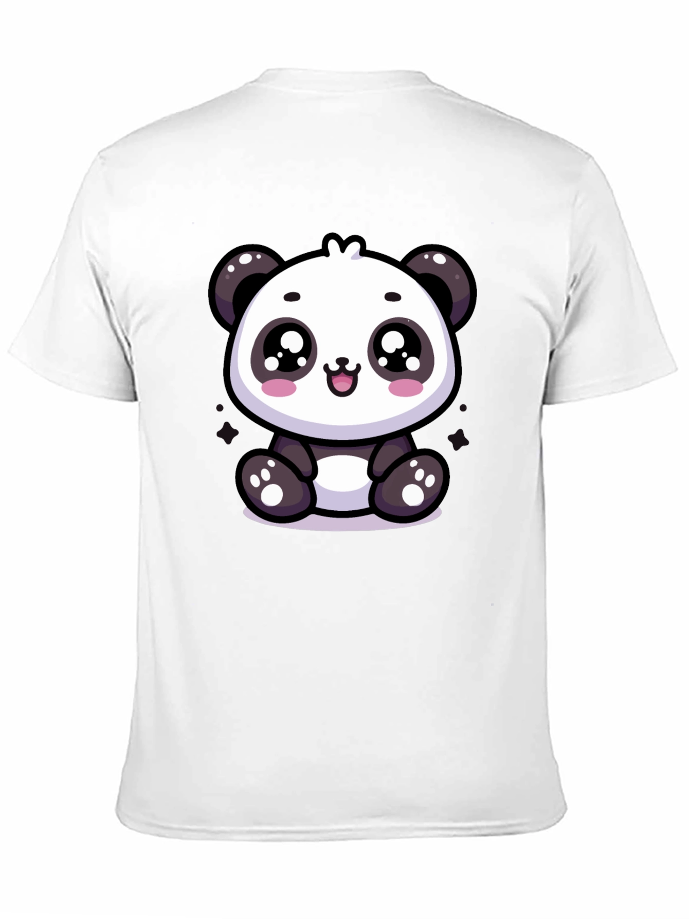 Cute Panda Graphic Tee - Soft Cotton Blend