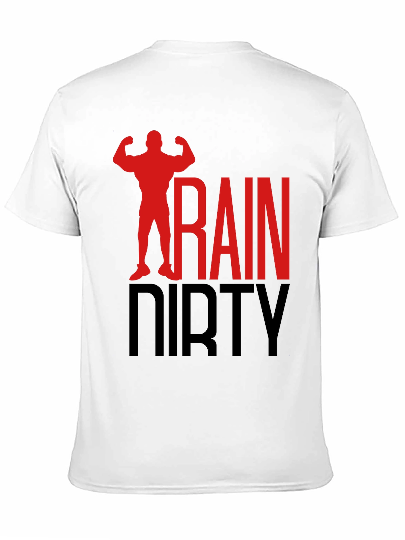 Train Dirty Black Graphic T-Shirt