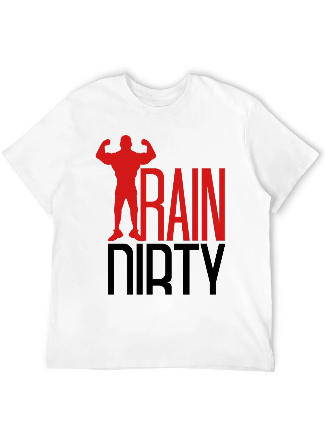 Train Dirty Black Graphic T-Shirt