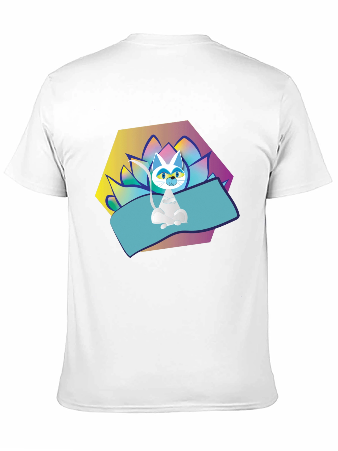 Yoga Cat T-Shirt - Zen Vibes