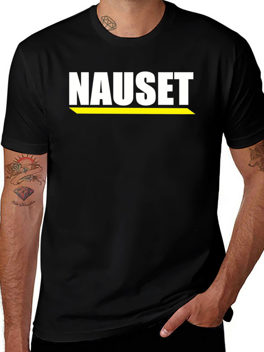 Nauset Graphic Tee - Classic Black Cotton T-Shirt