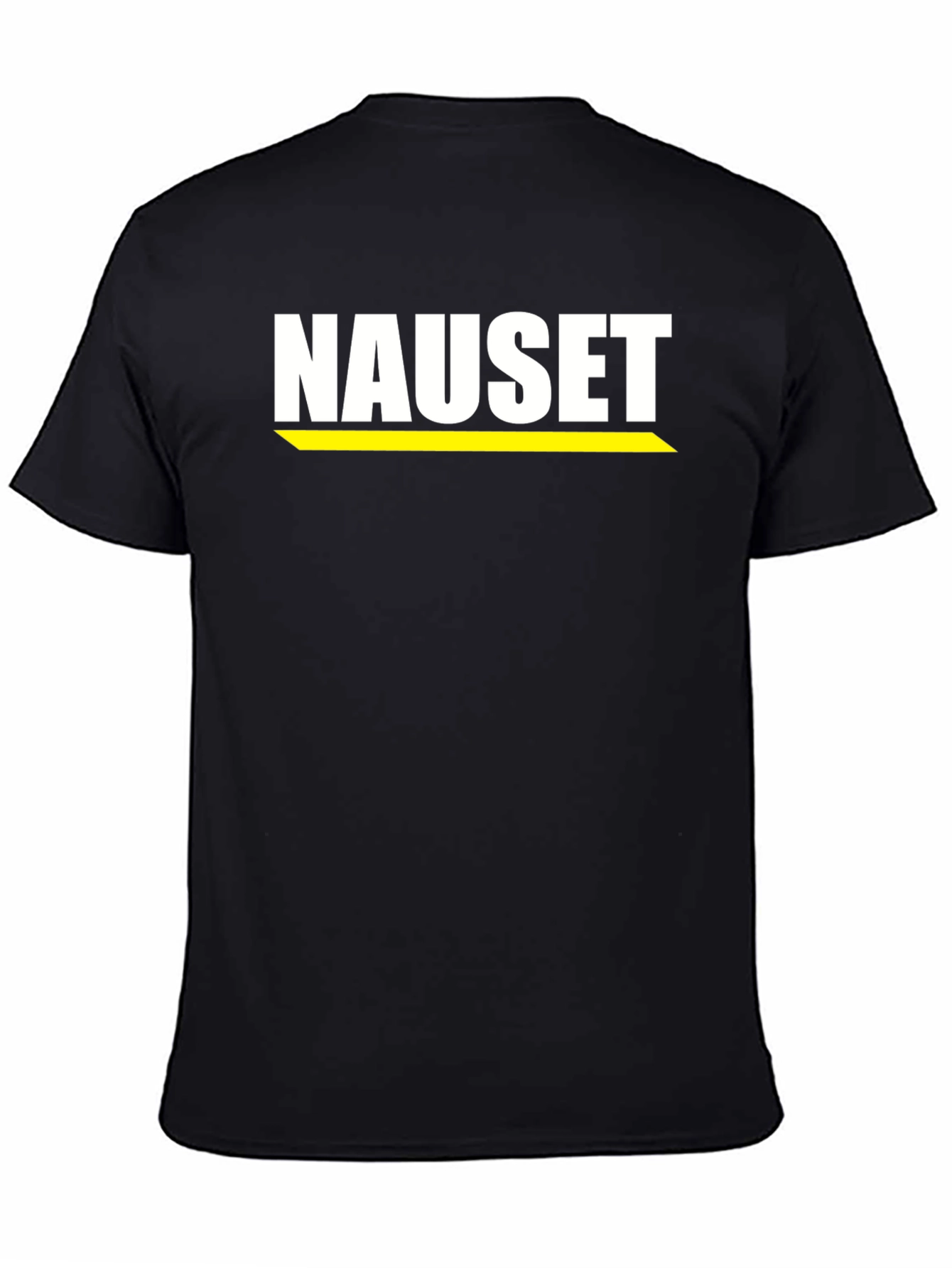 Nauset Graphic Tee - Classic Black Cotton T-Shirt