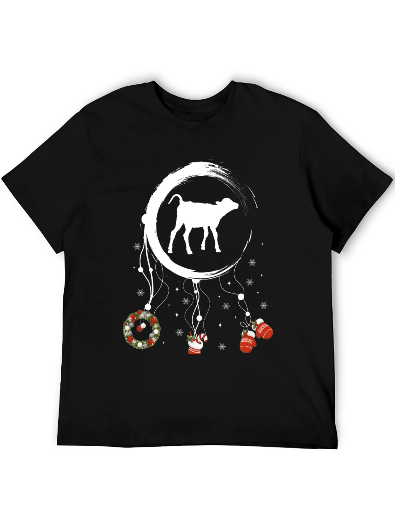Festive Cow Dreamcatcher T-Shirt