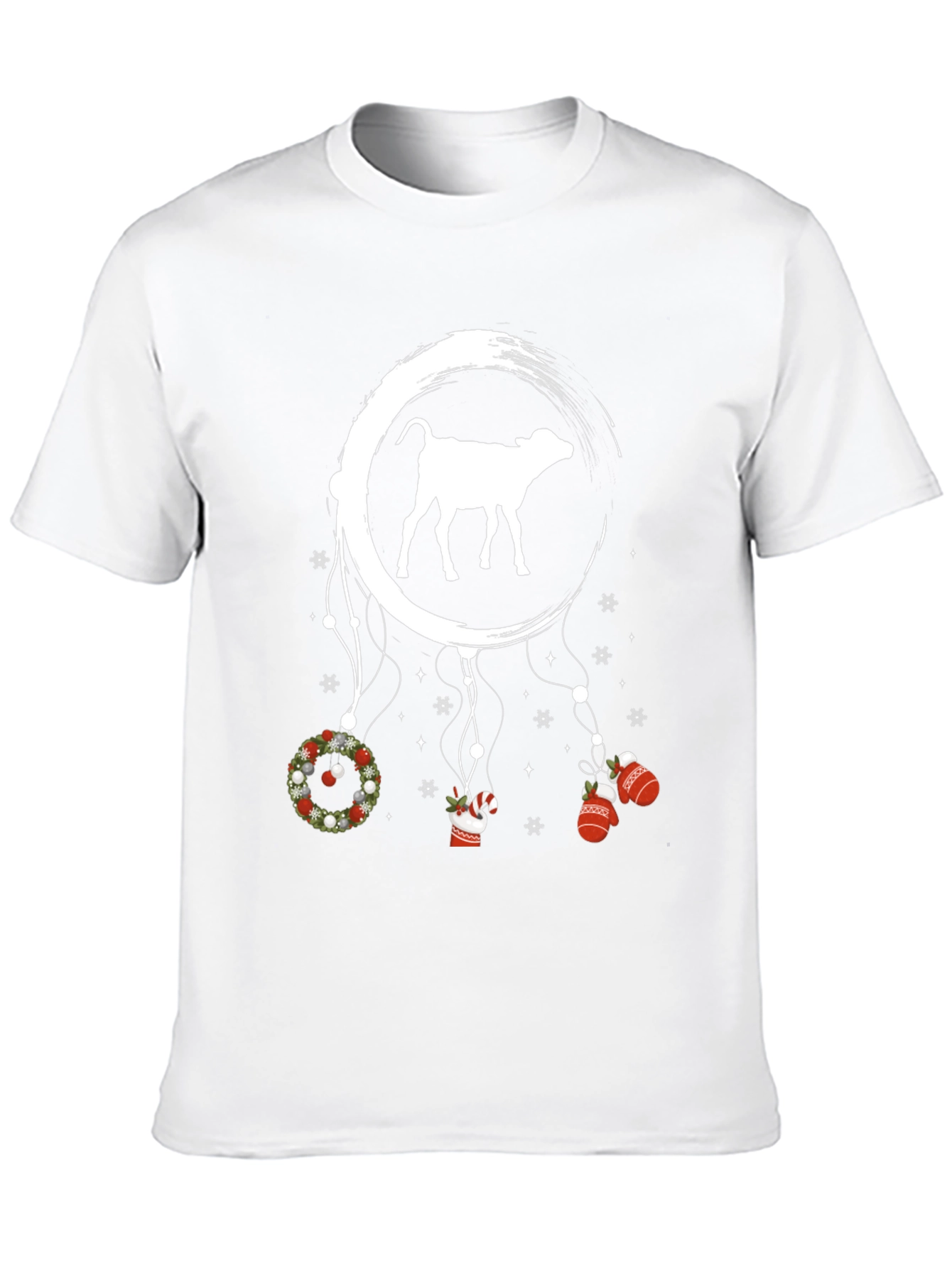 Festive Cow Dreamcatcher T-Shirt
