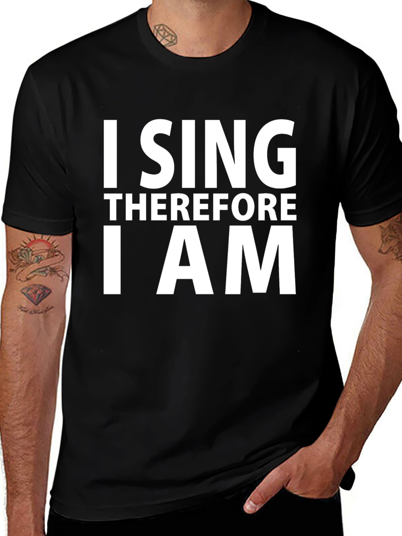 I Sing Therefore I Am Graphic Tee
