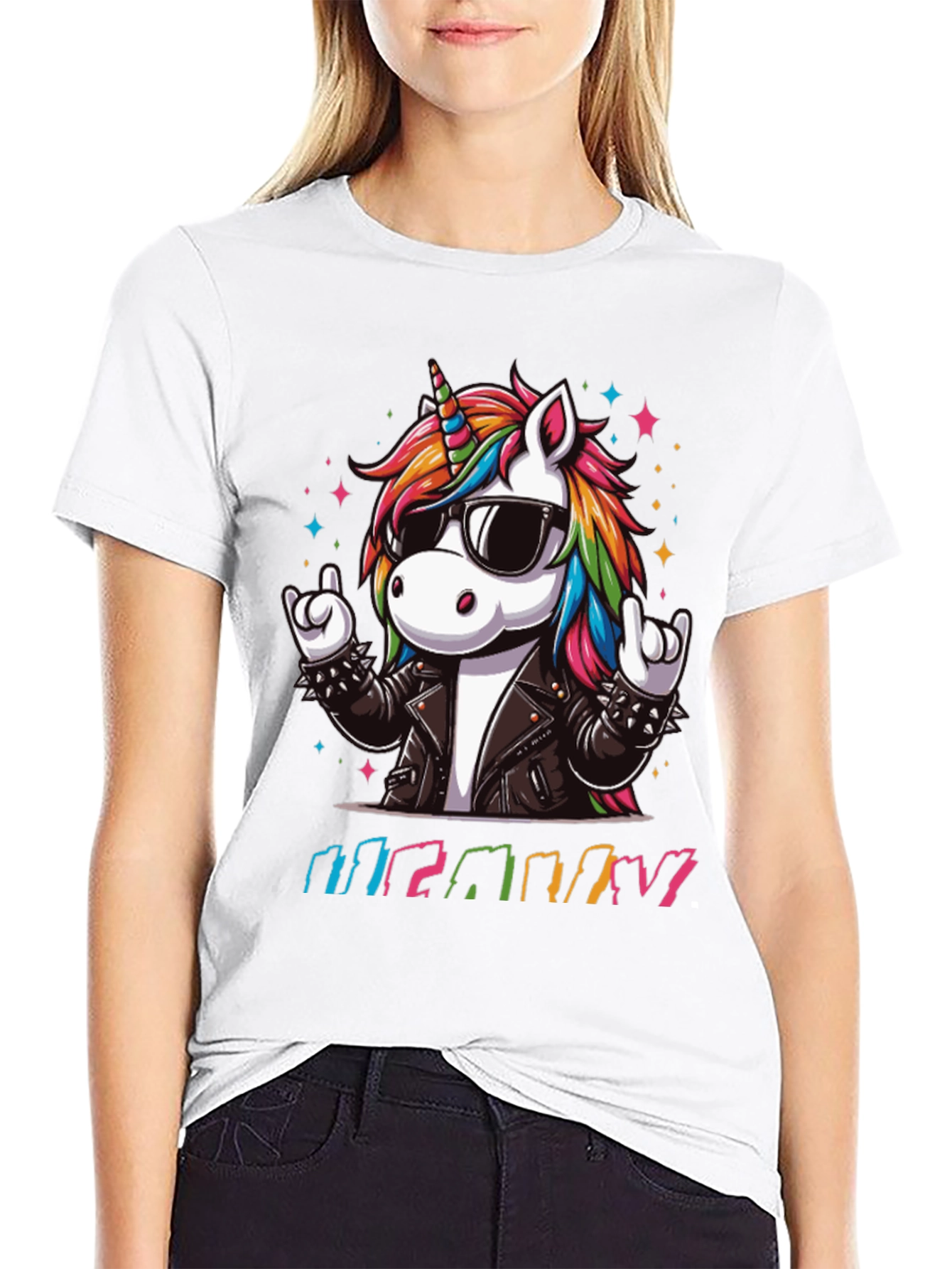 Rockstar Unicorn Graphic Tee