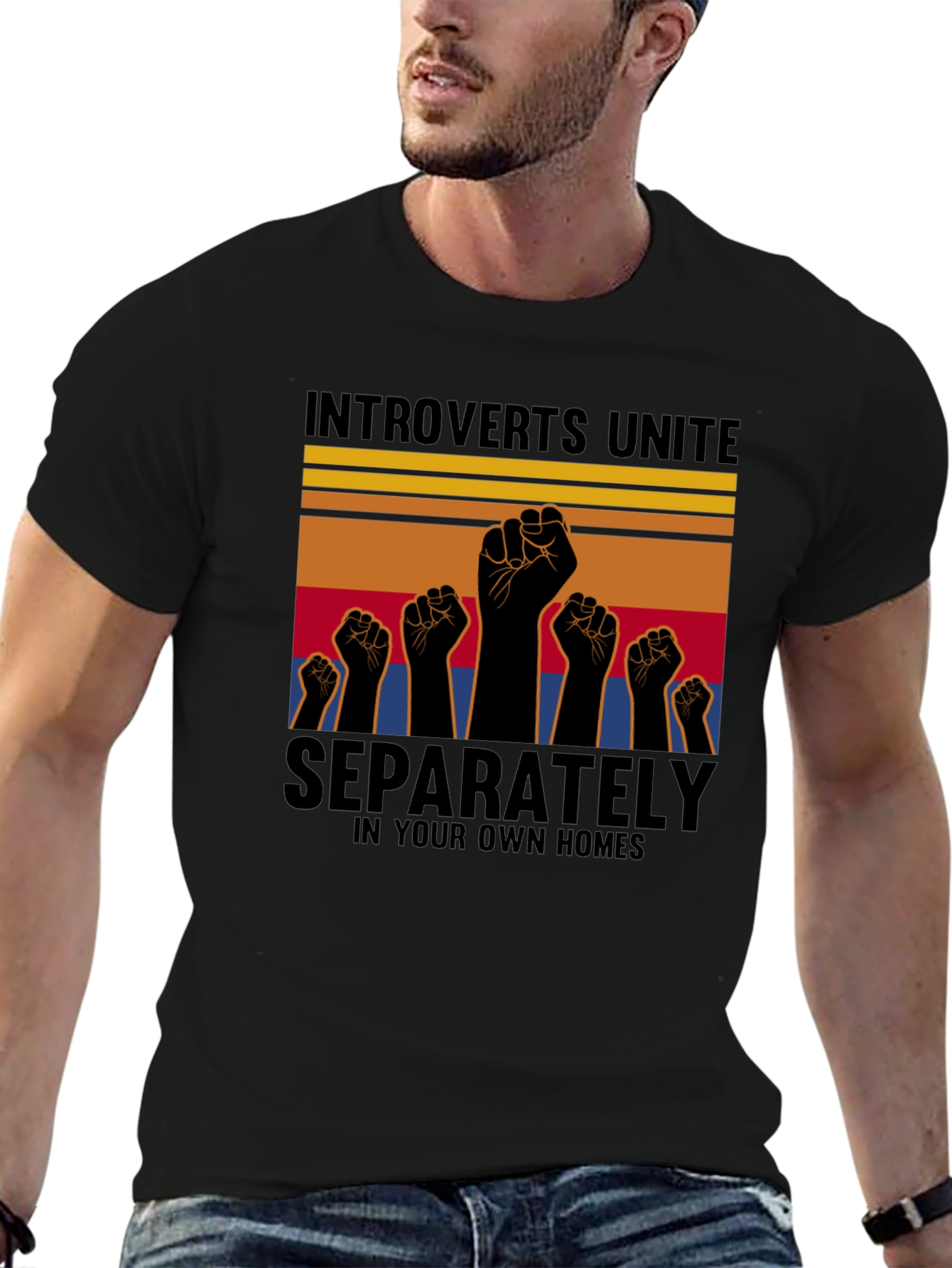 Introverts Unite T-Shirt Separately in Your Own Homes