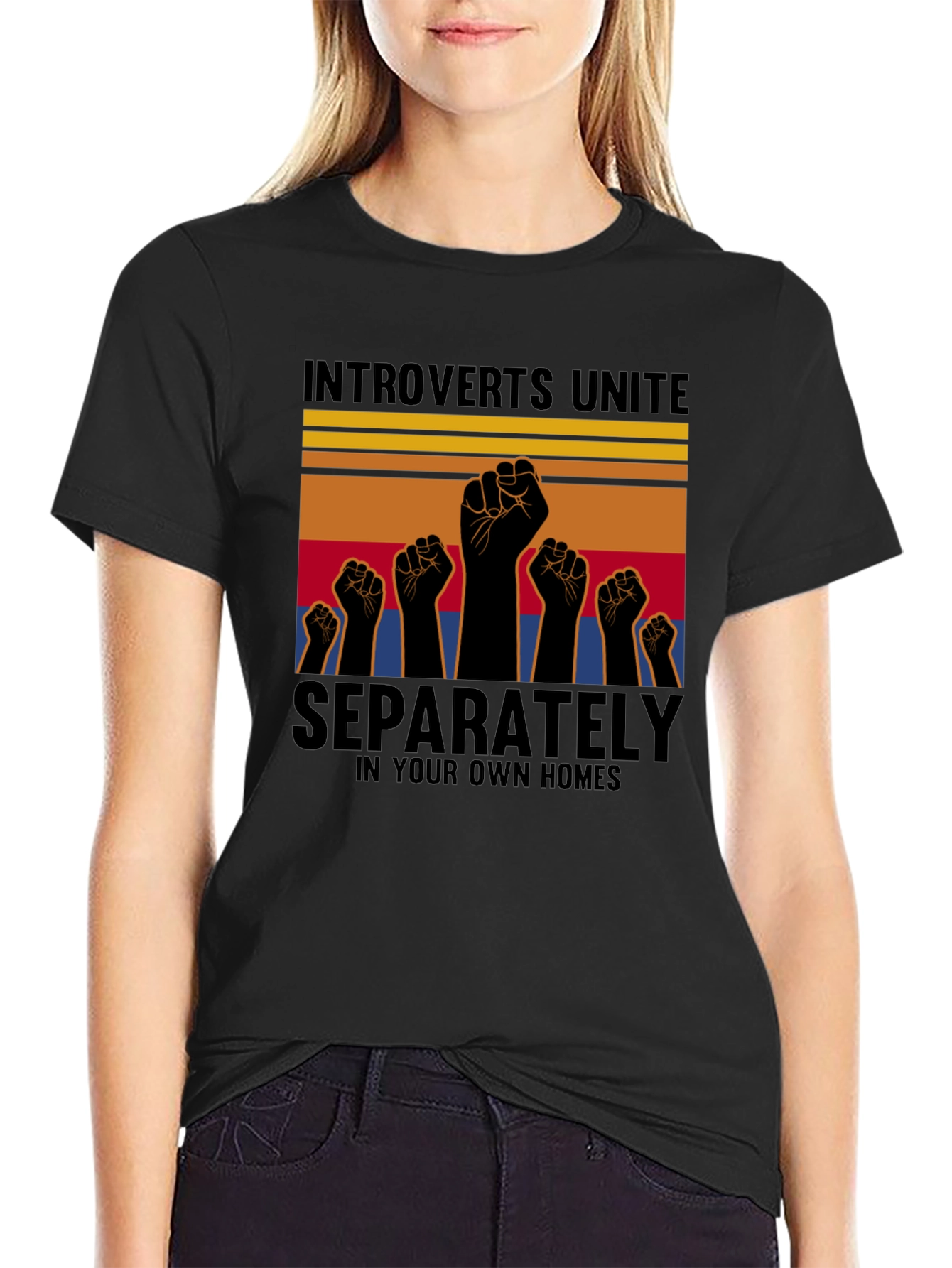Introverts Unite T-Shirt Separately in Your Own Homes