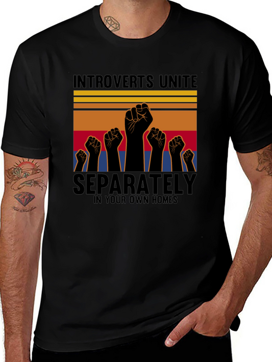 Introverts Unite T-Shirt Separately in Your Own Homes