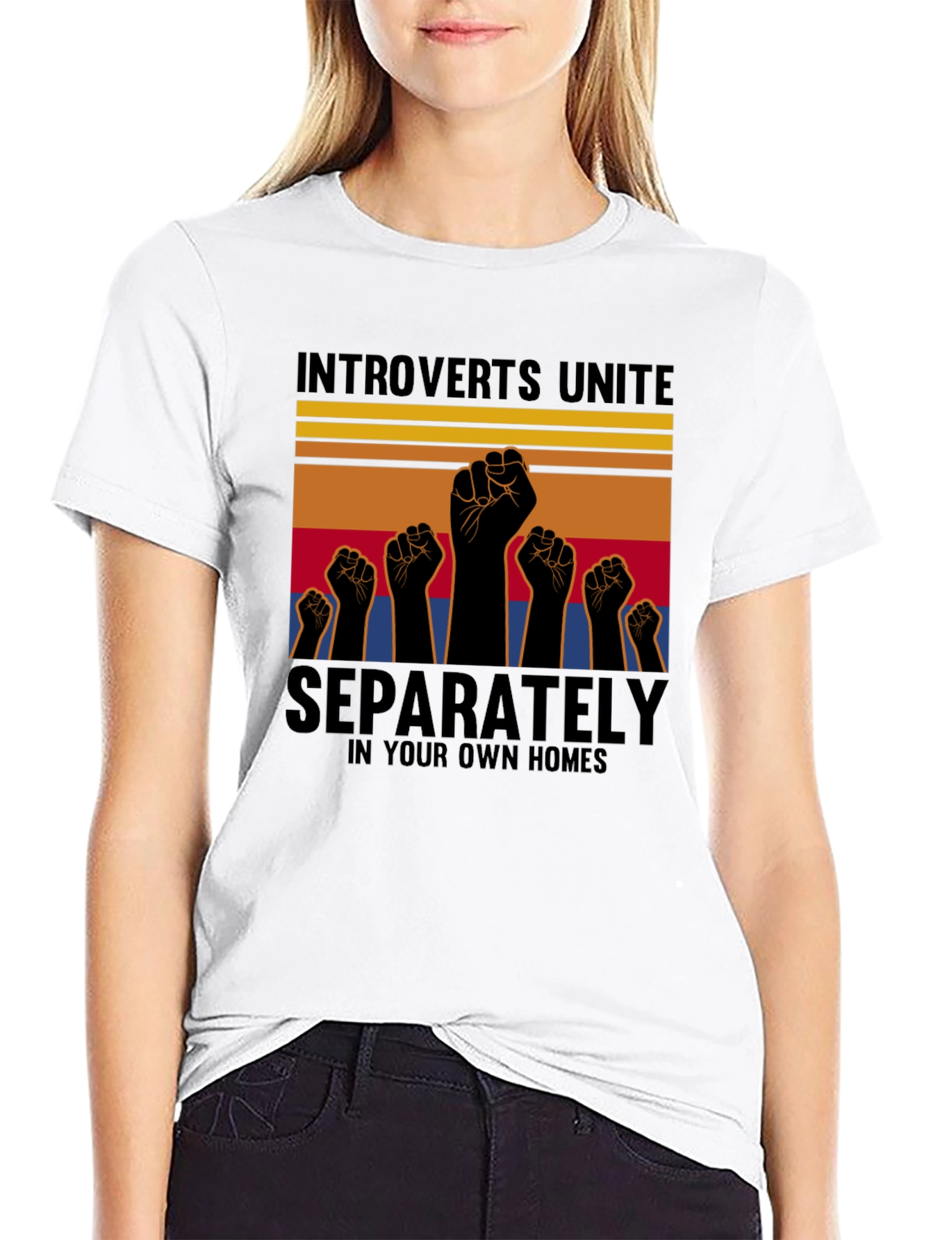 Introverts Unite T-Shirt Separately in Your Own Homes