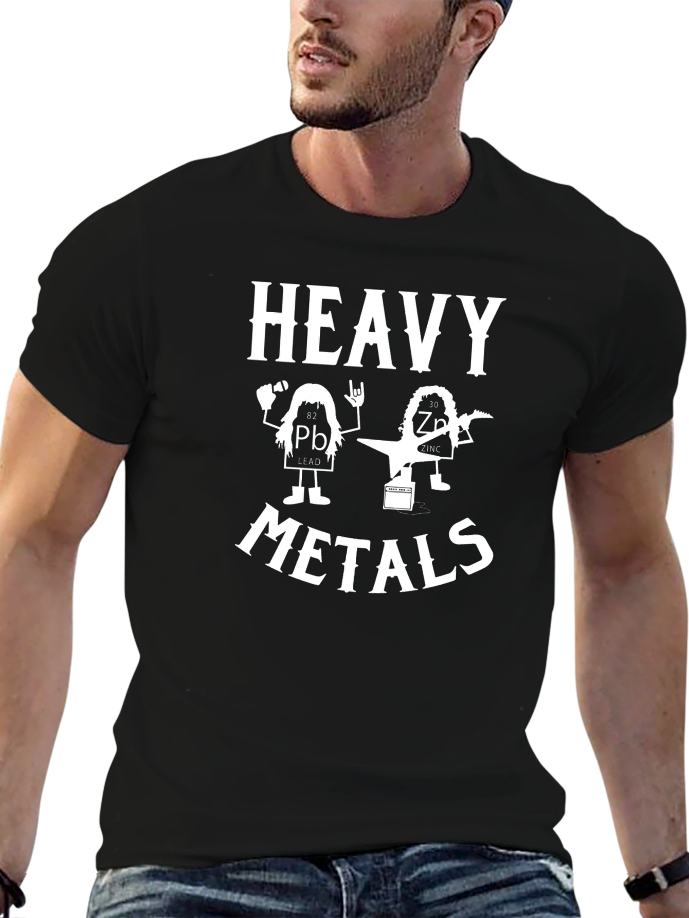 Heavy Metals T-Shirt: Rocking Chemistry Tee