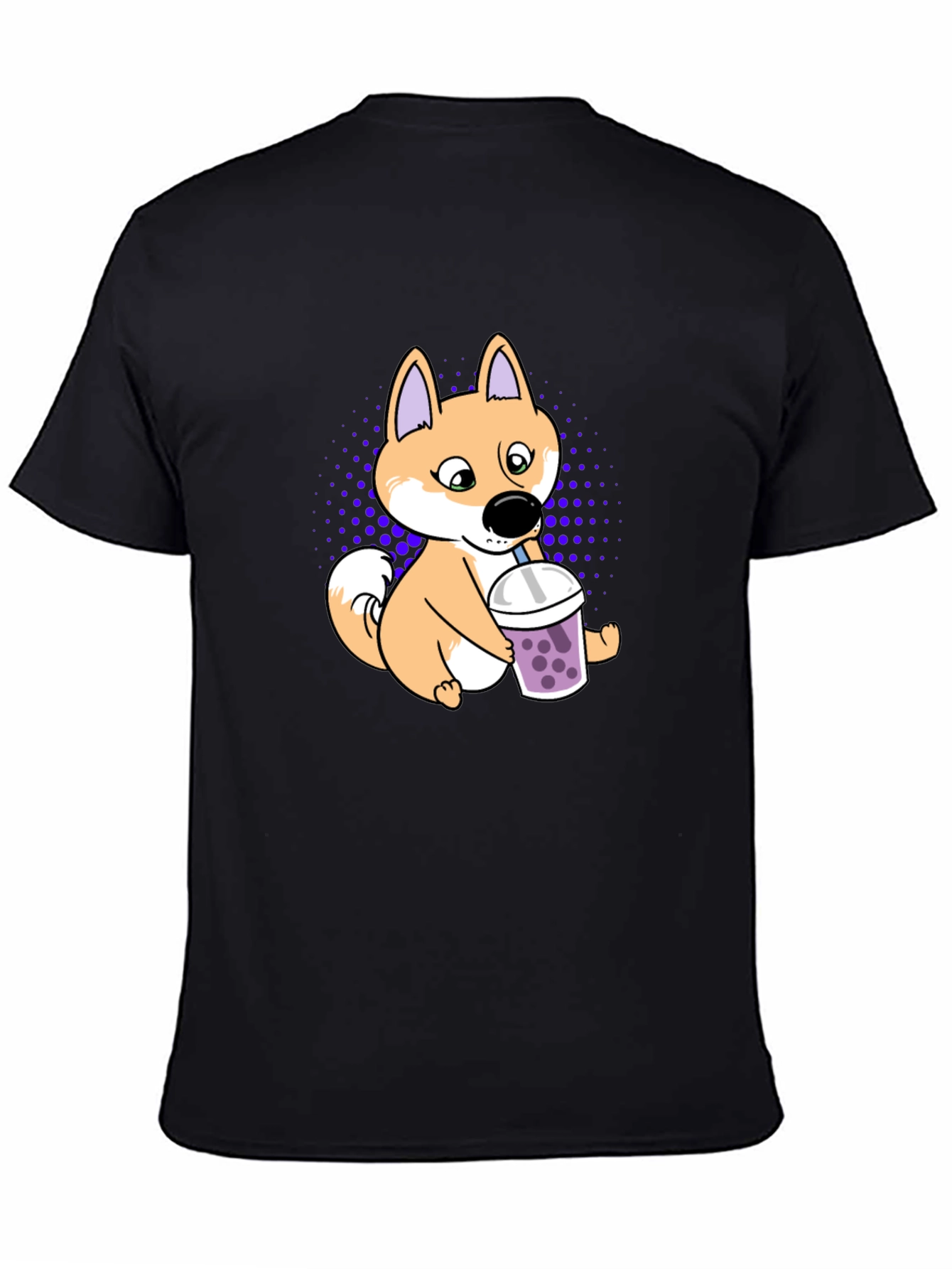 Shiba Inu Boba Tea T-Shirt Cute Dog Design