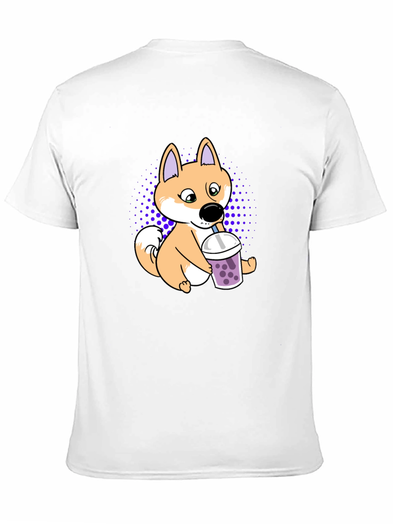 Shiba Inu Boba Tea T-Shirt Cute Dog Design