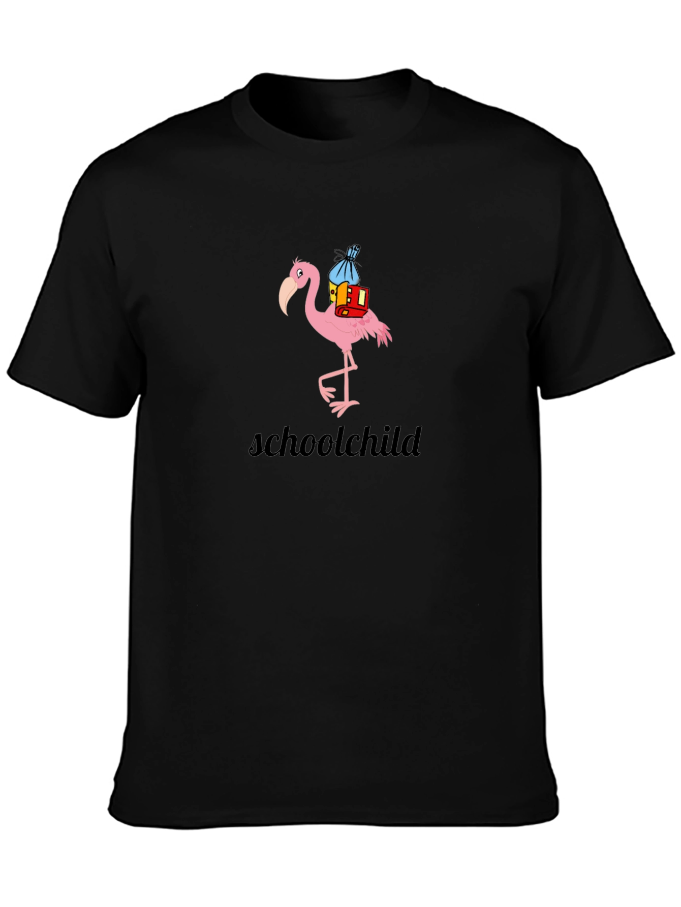 Schoolchild Flamingo Graphic Tee