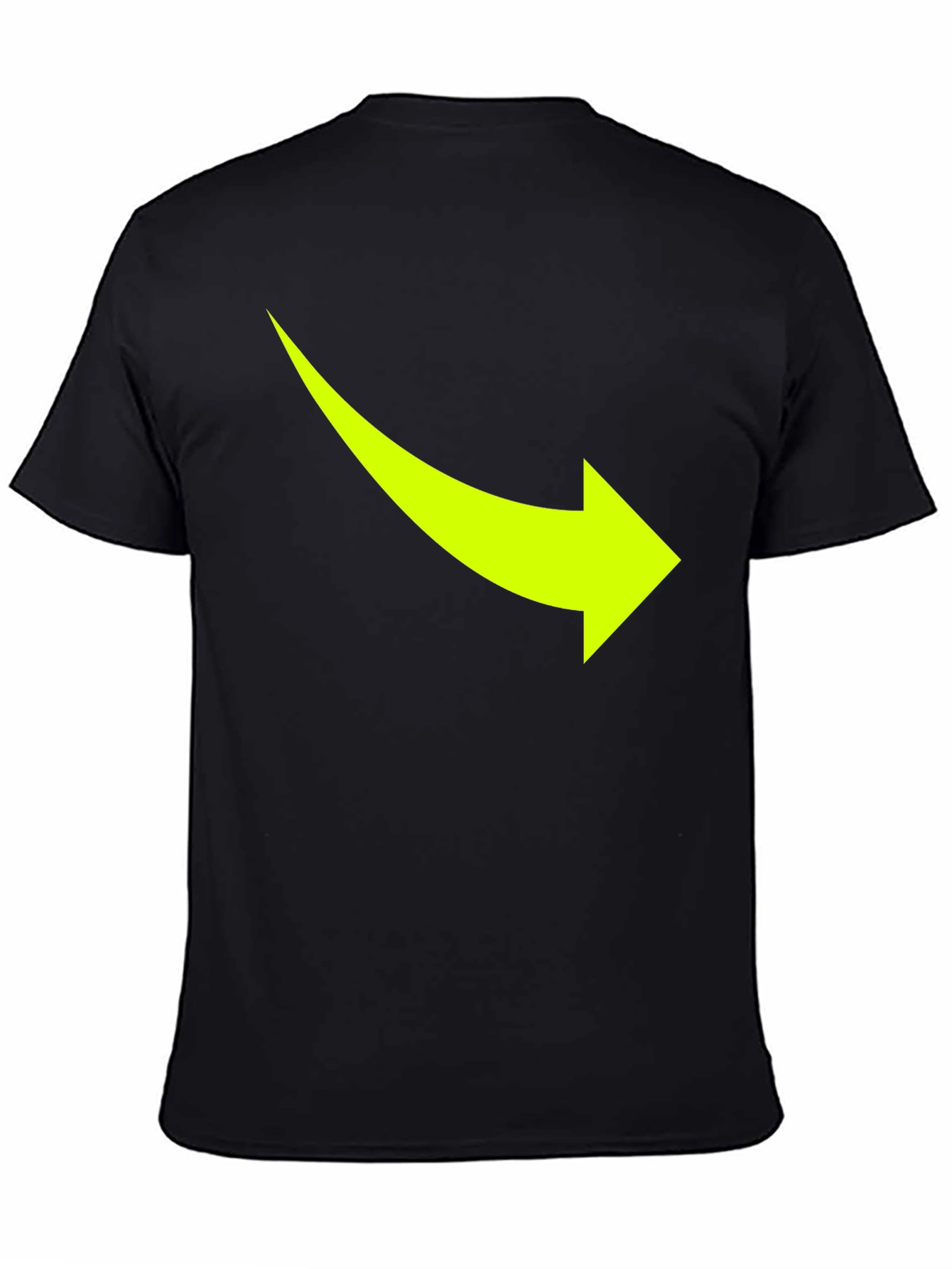 Arrow Graphic Tee - Casual Black T-Shirt