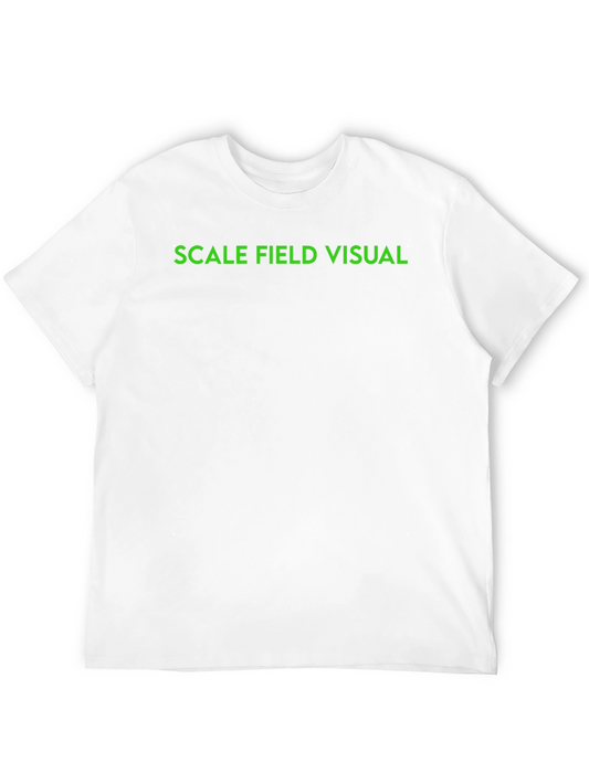 Scale Field Visual T-Shirt - Black