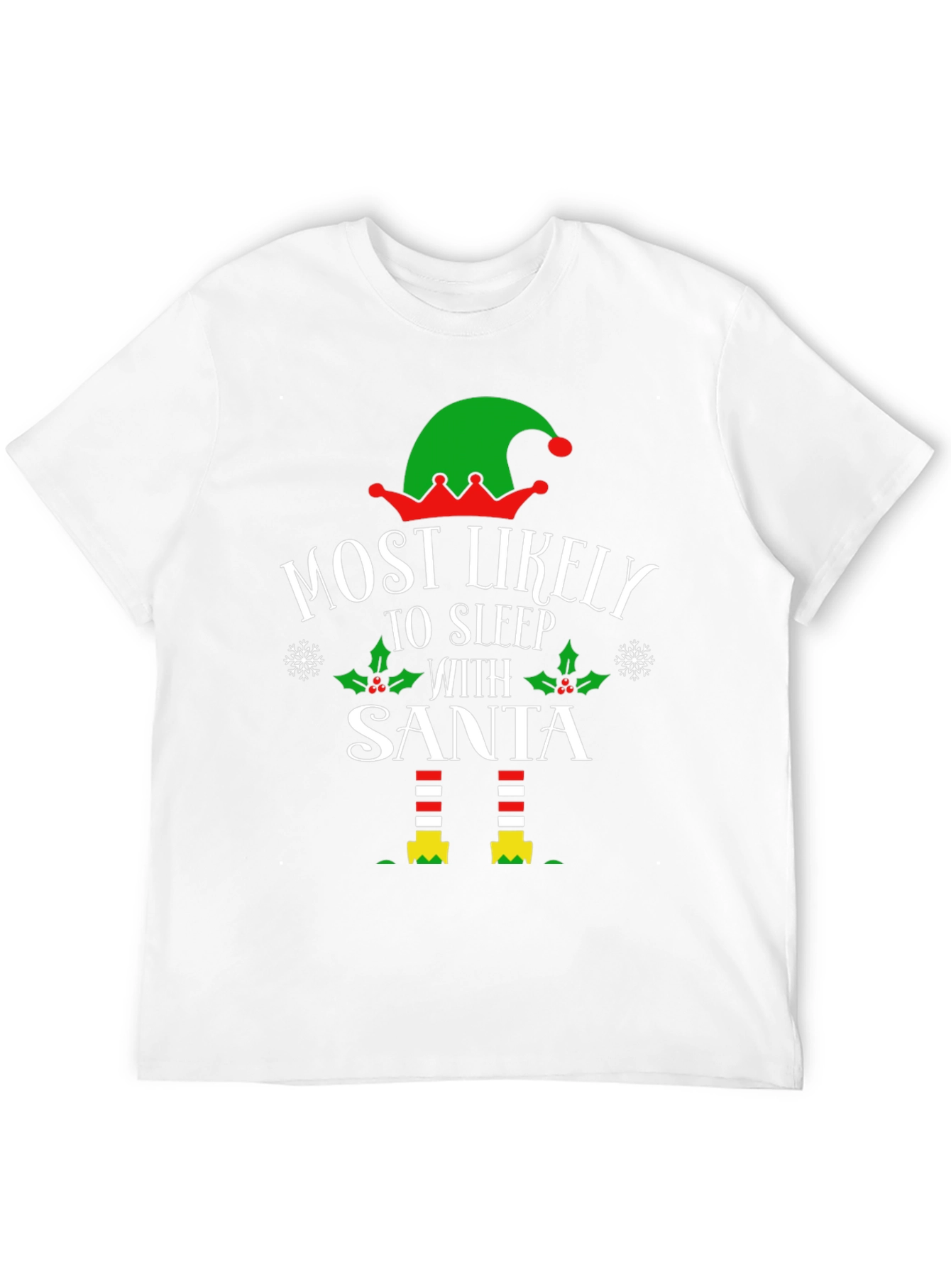 Most Likely to Sleep With Santa Christmas Tee