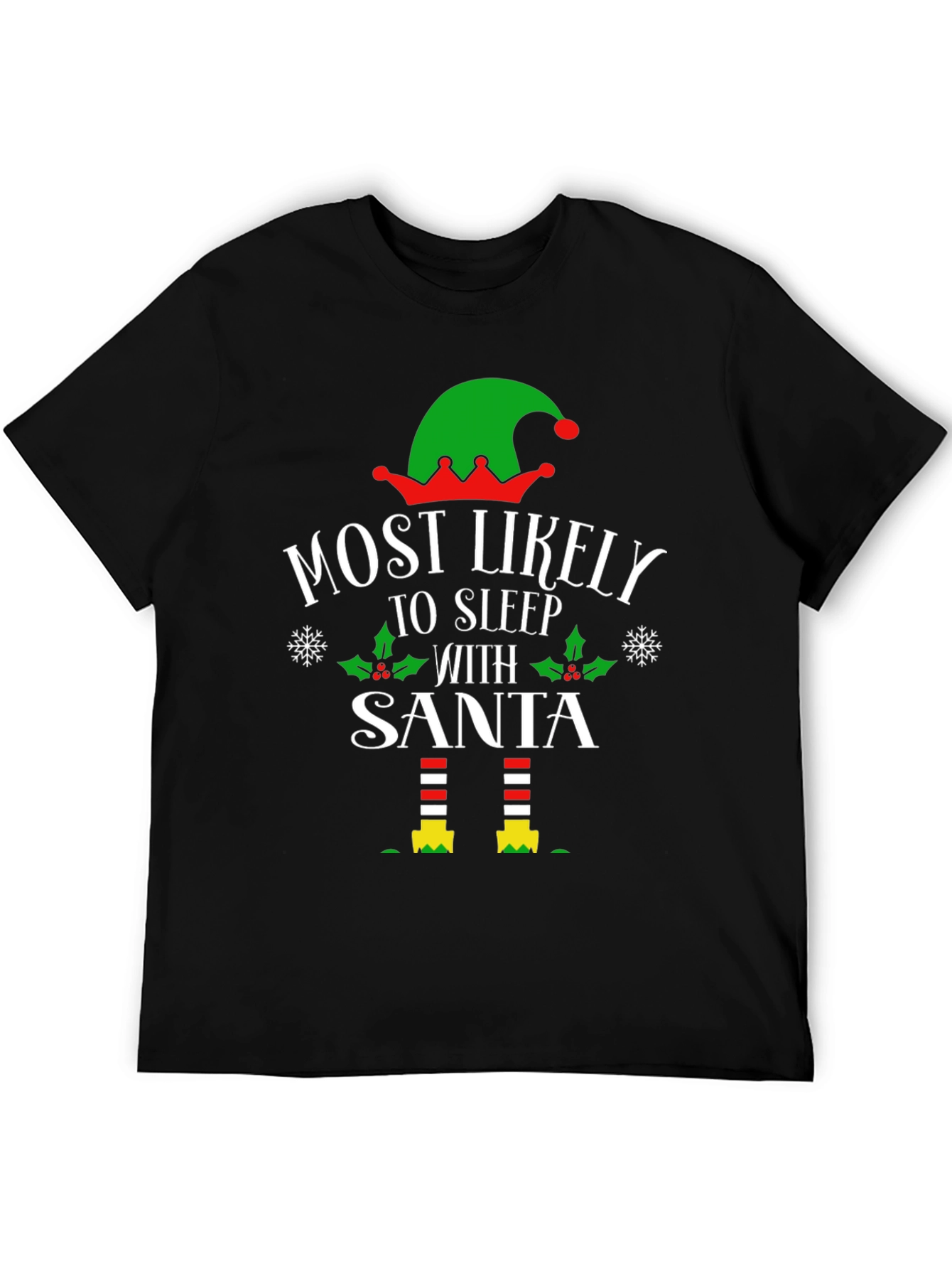 Most Likely to Sleep With Santa Christmas Tee