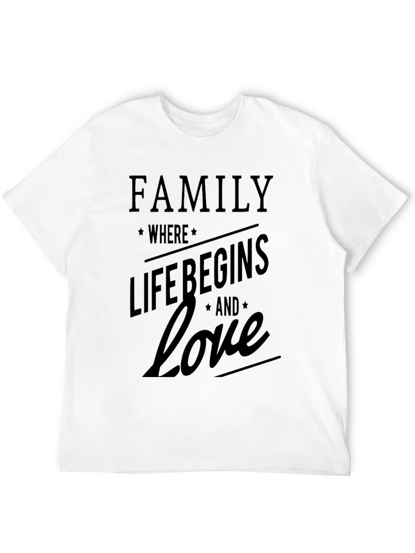 Family Love Begins T-Shirt