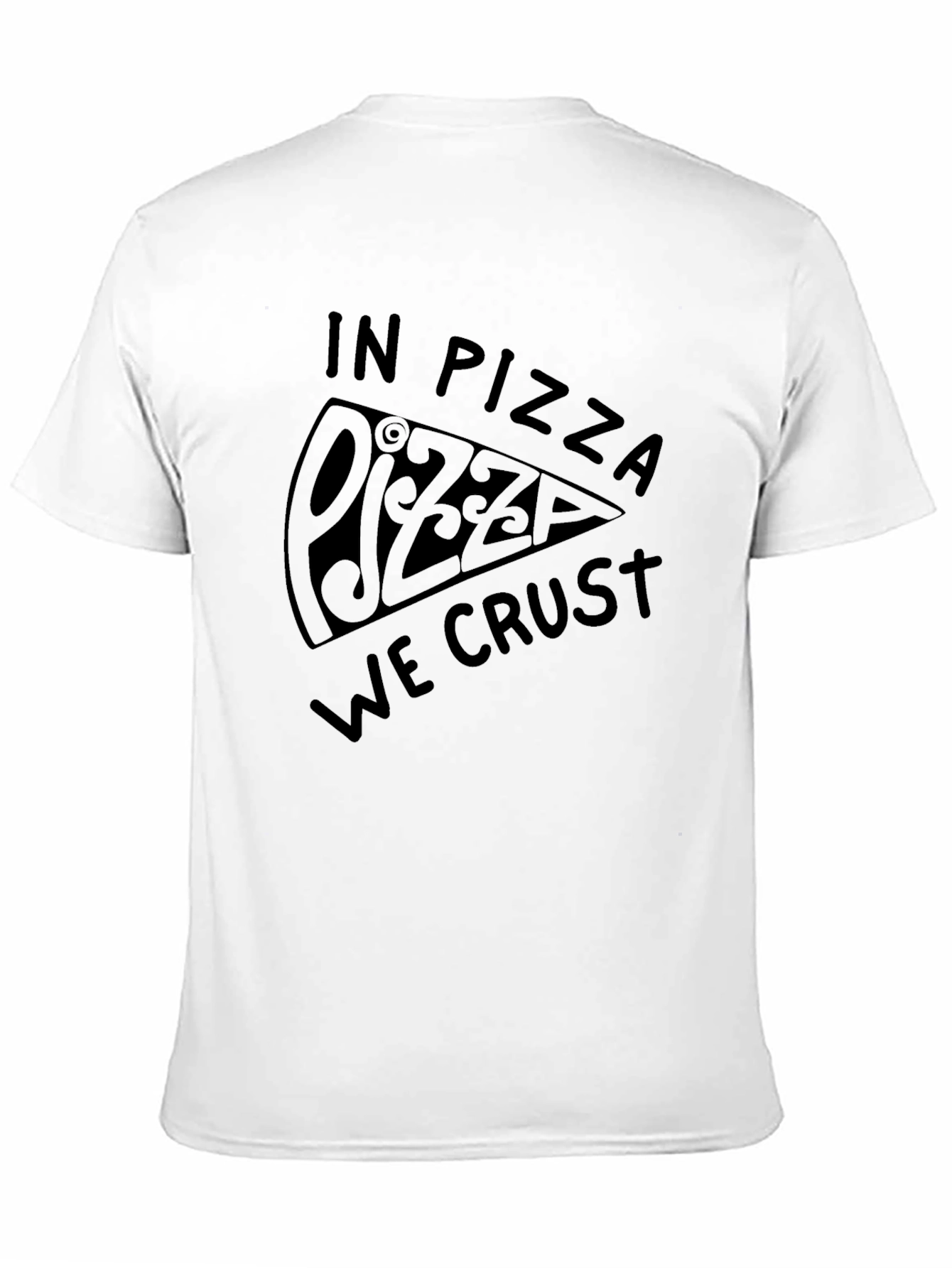 Pizza We Crust Graphic Tee - Black