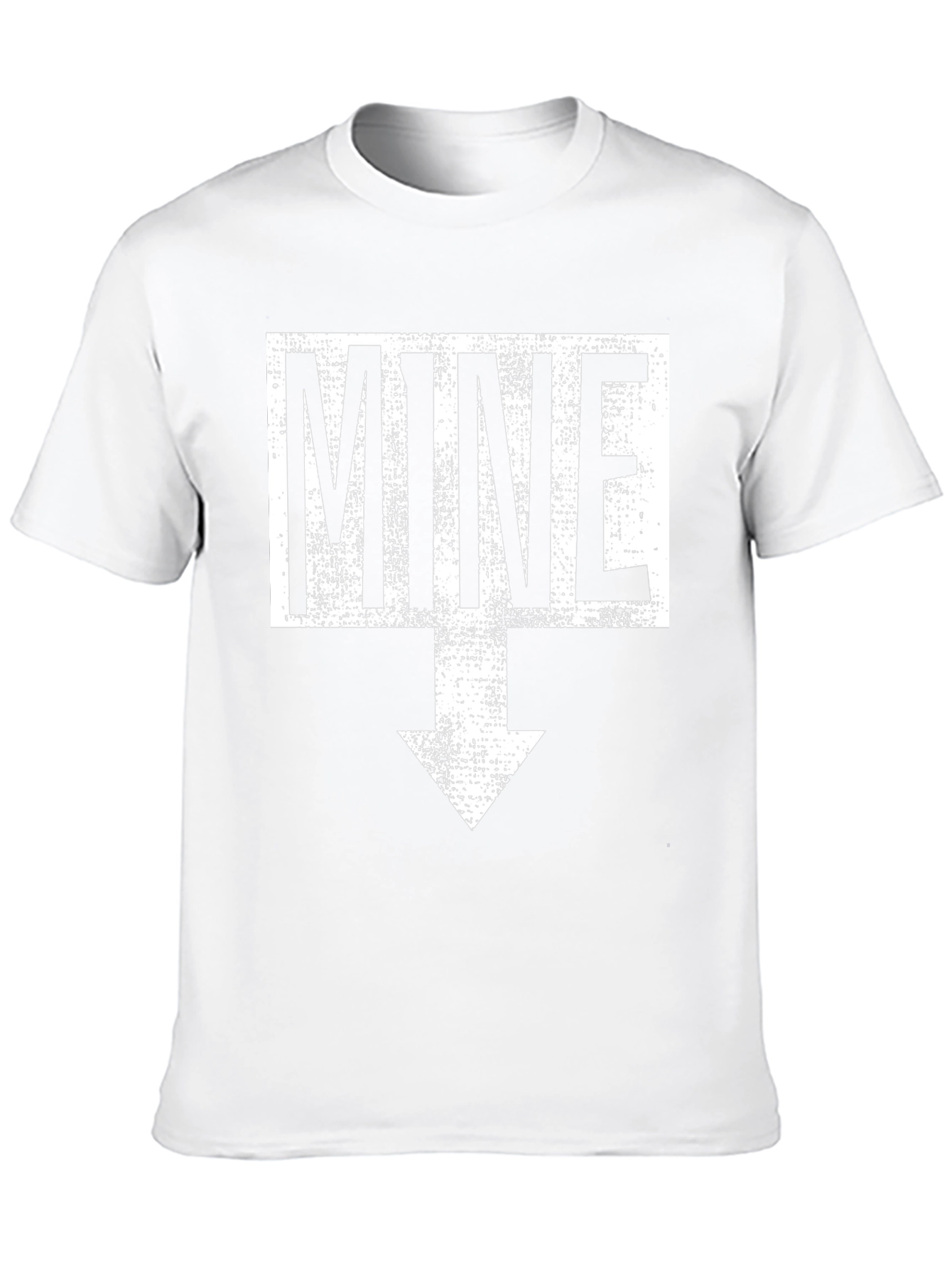 Funny Mine Arrow T-Shirt - Novelty Graphic Tee
