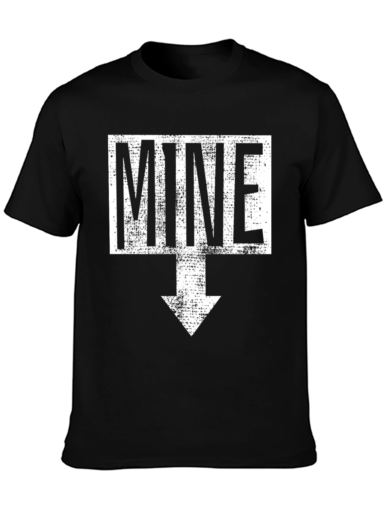 Funny Mine Arrow T-Shirt - Novelty Graphic Tee