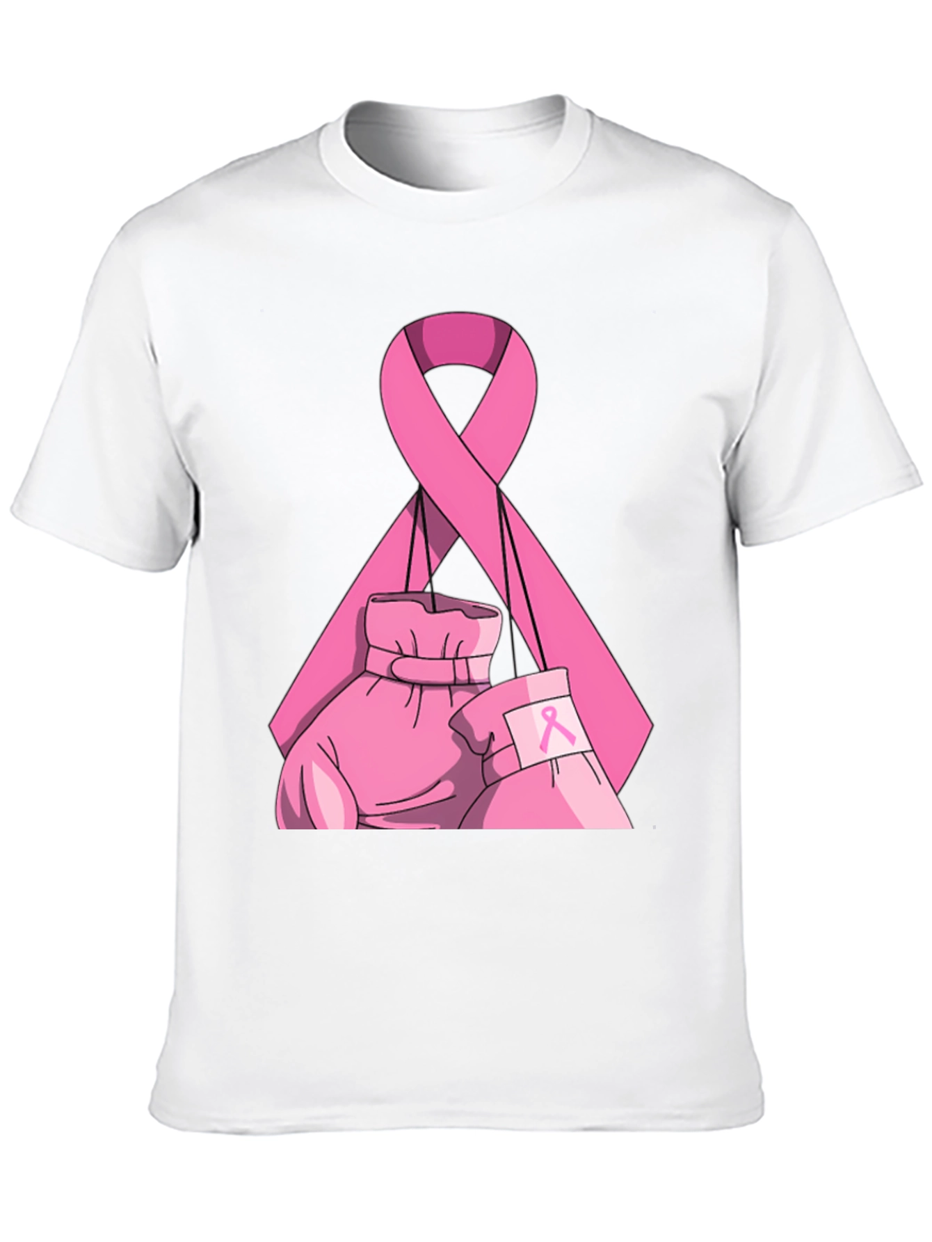 Breast Cancer Awareness Boxing Gloves T-Shirt
