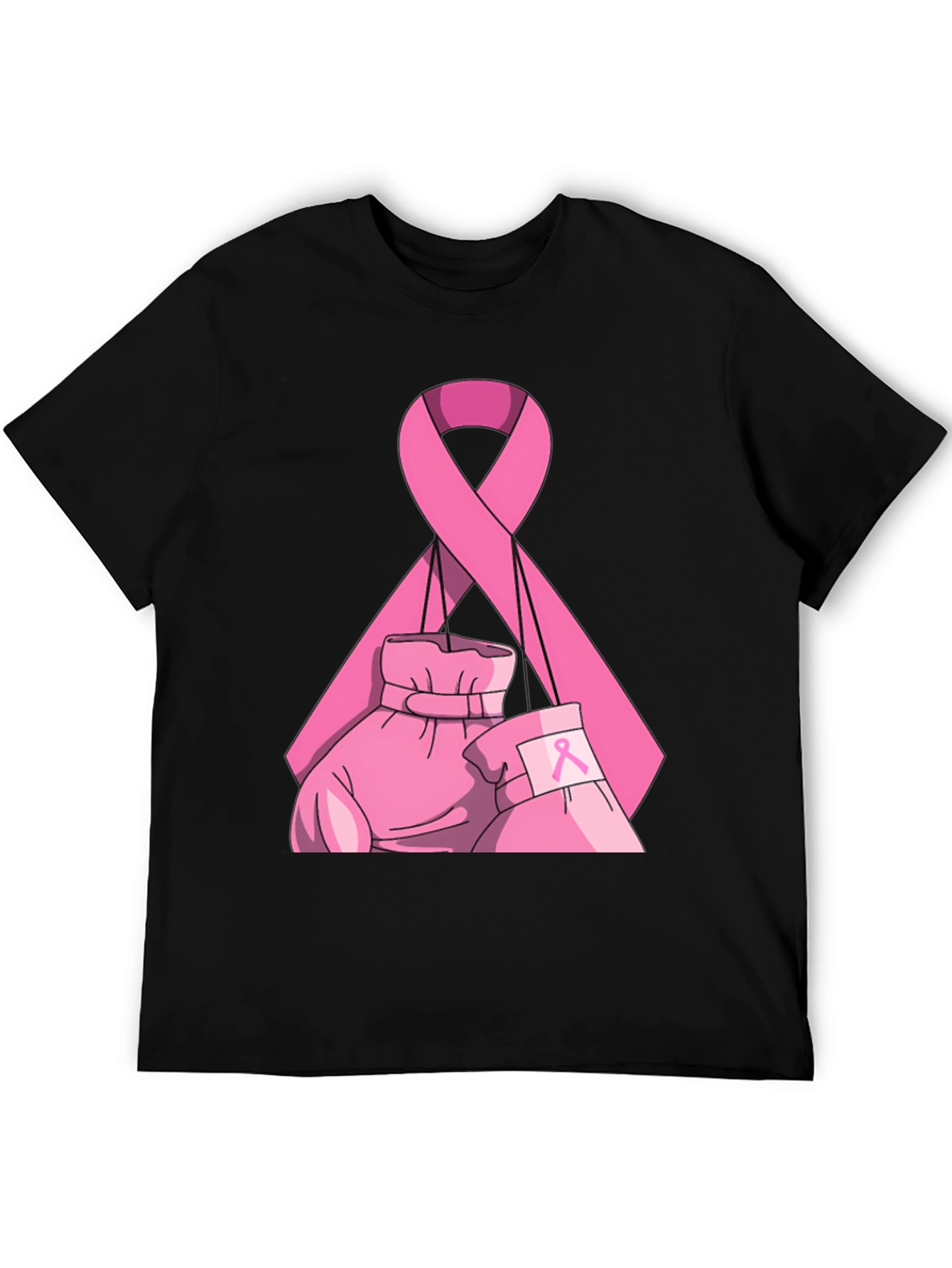Breast Cancer Awareness Boxing Gloves T-Shirt