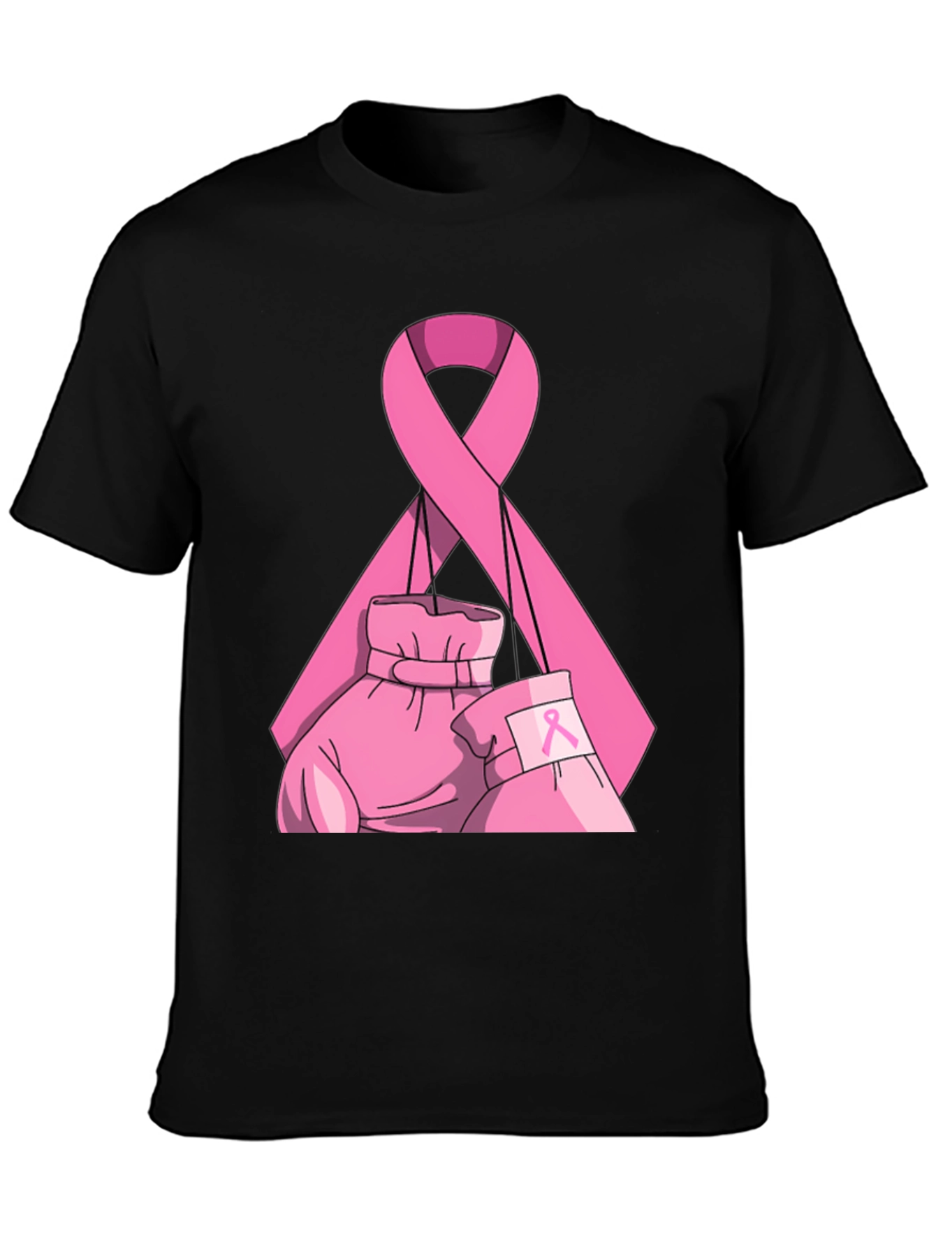 Breast Cancer Awareness Boxing Gloves T-Shirt