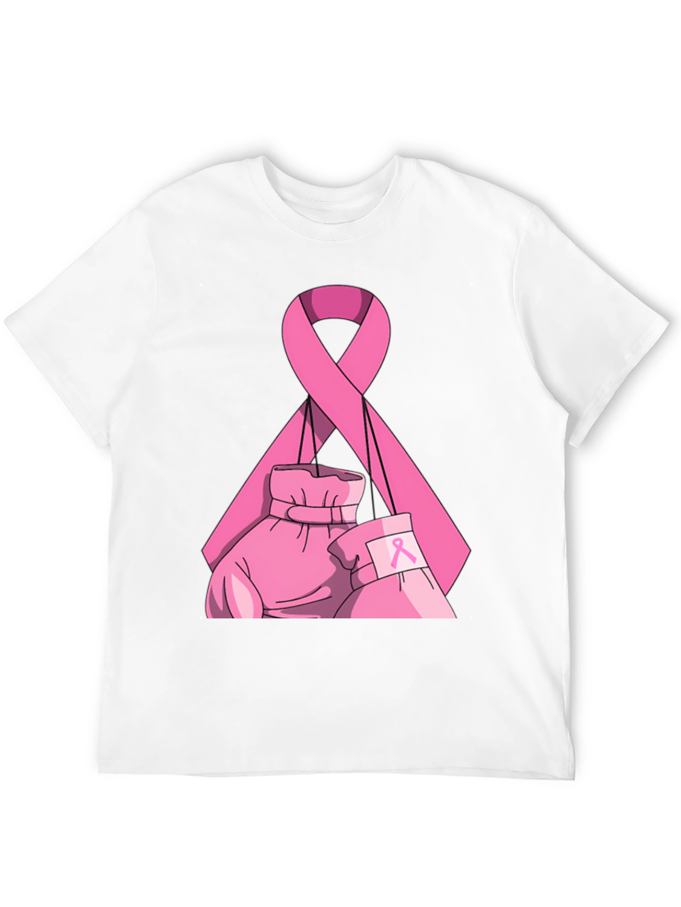 Breast Cancer Awareness Boxing Gloves T-Shirt