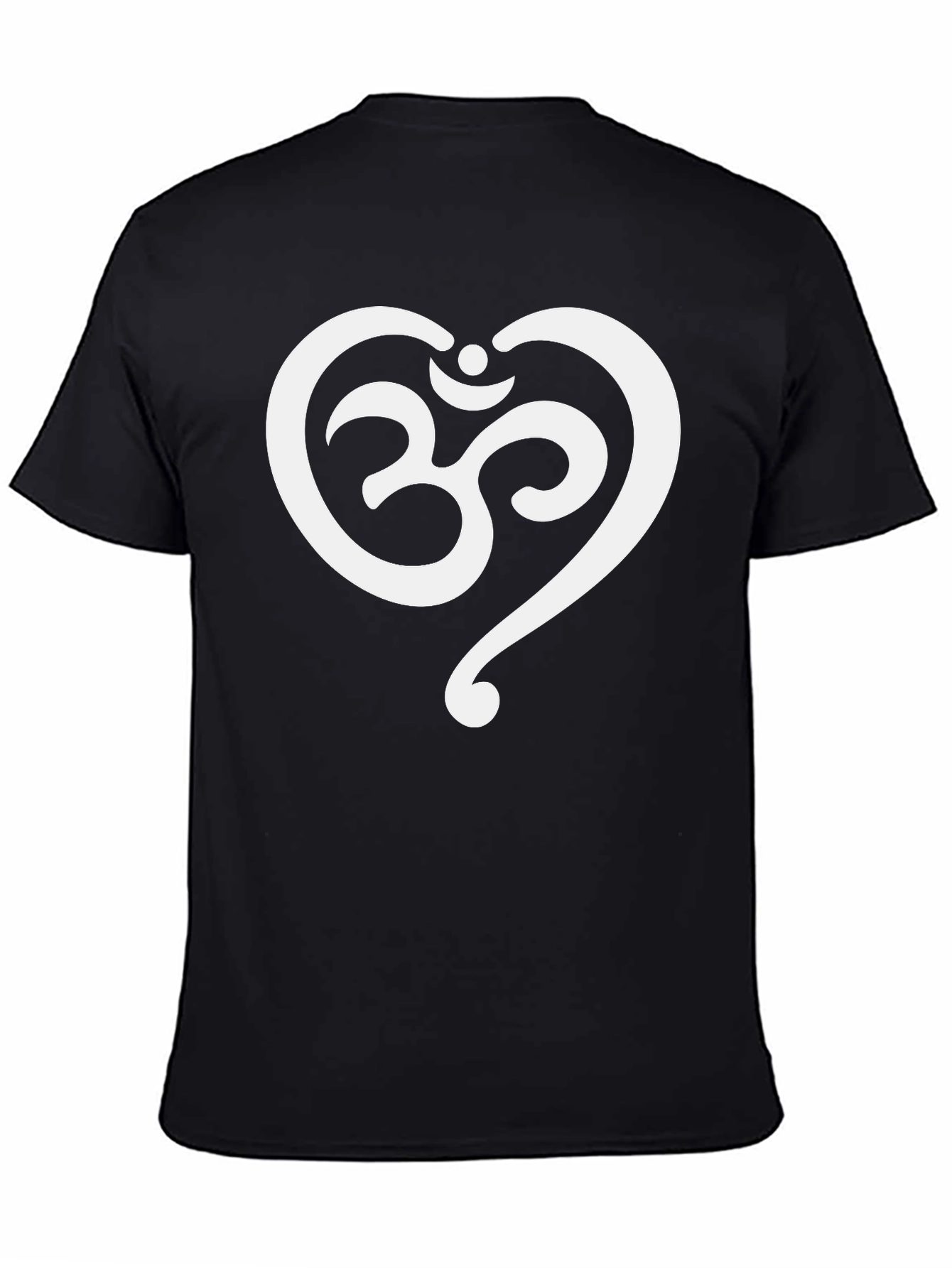 Om Heart T-Shirt - Spiritual Symbol Tee