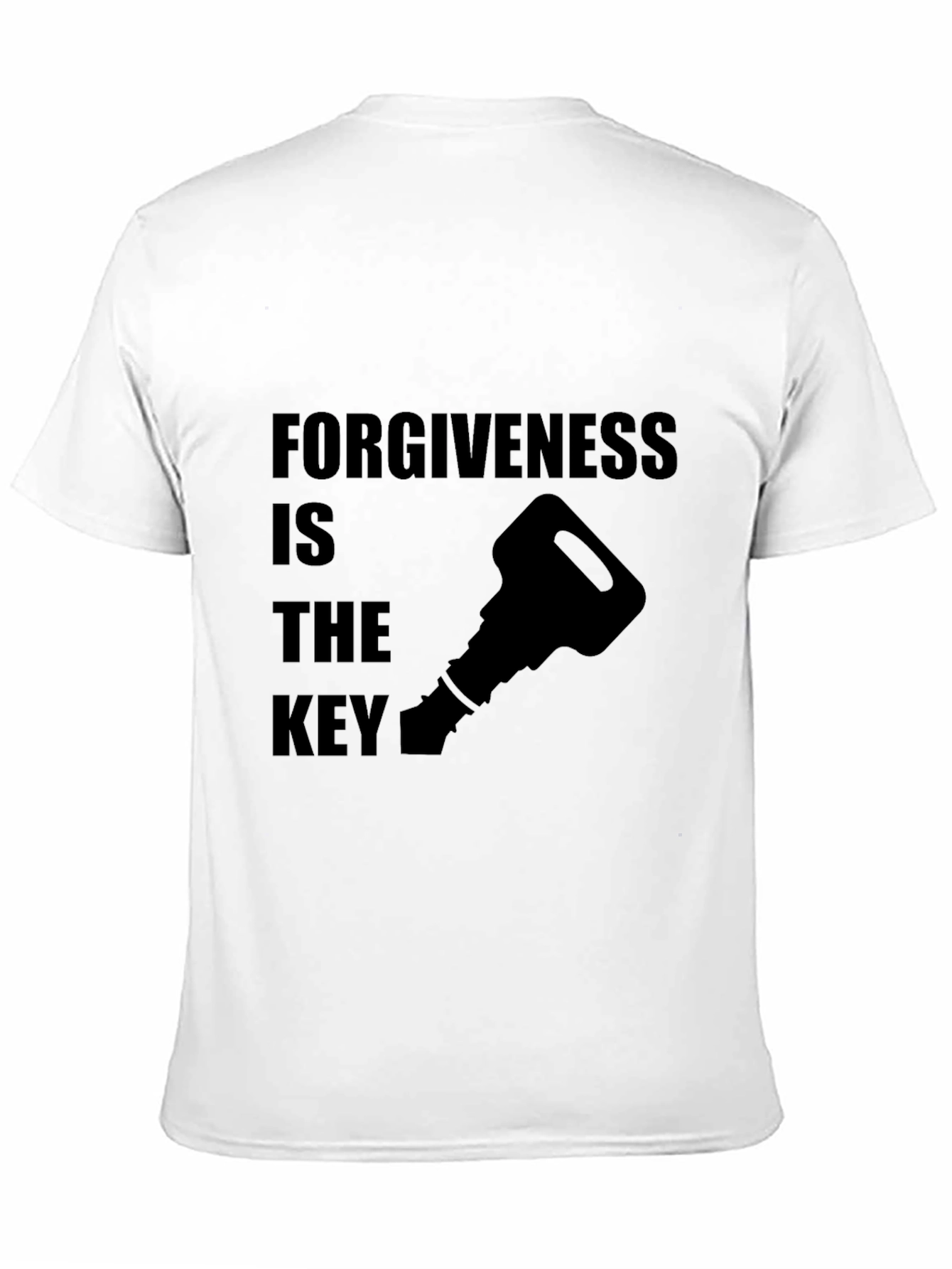 Forgiveness is the Key Black Graphic Tee