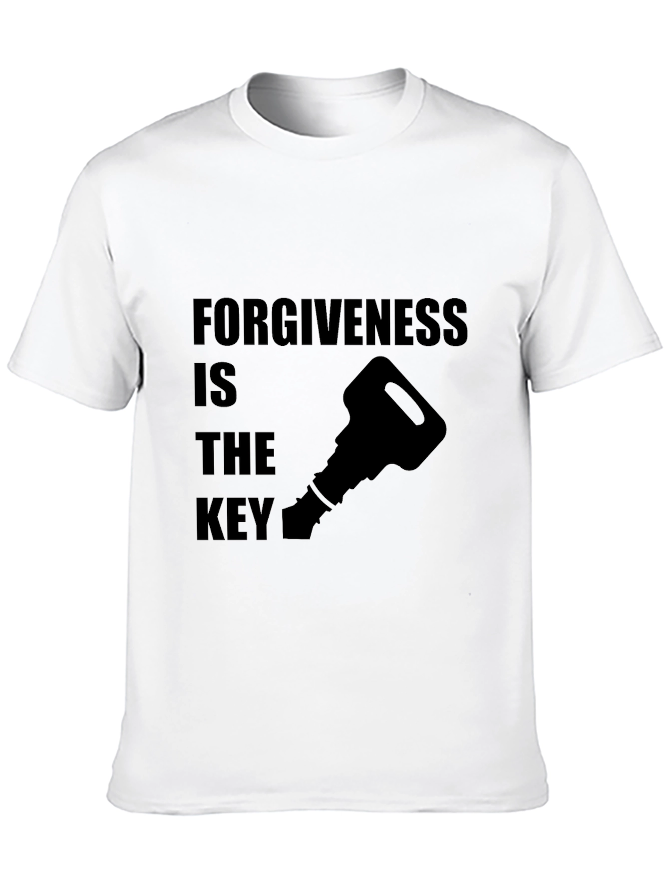 Forgiveness is the Key Black Graphic Tee