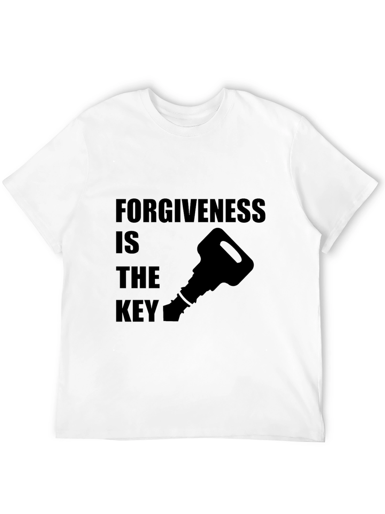 Forgiveness is the Key Black Graphic Tee