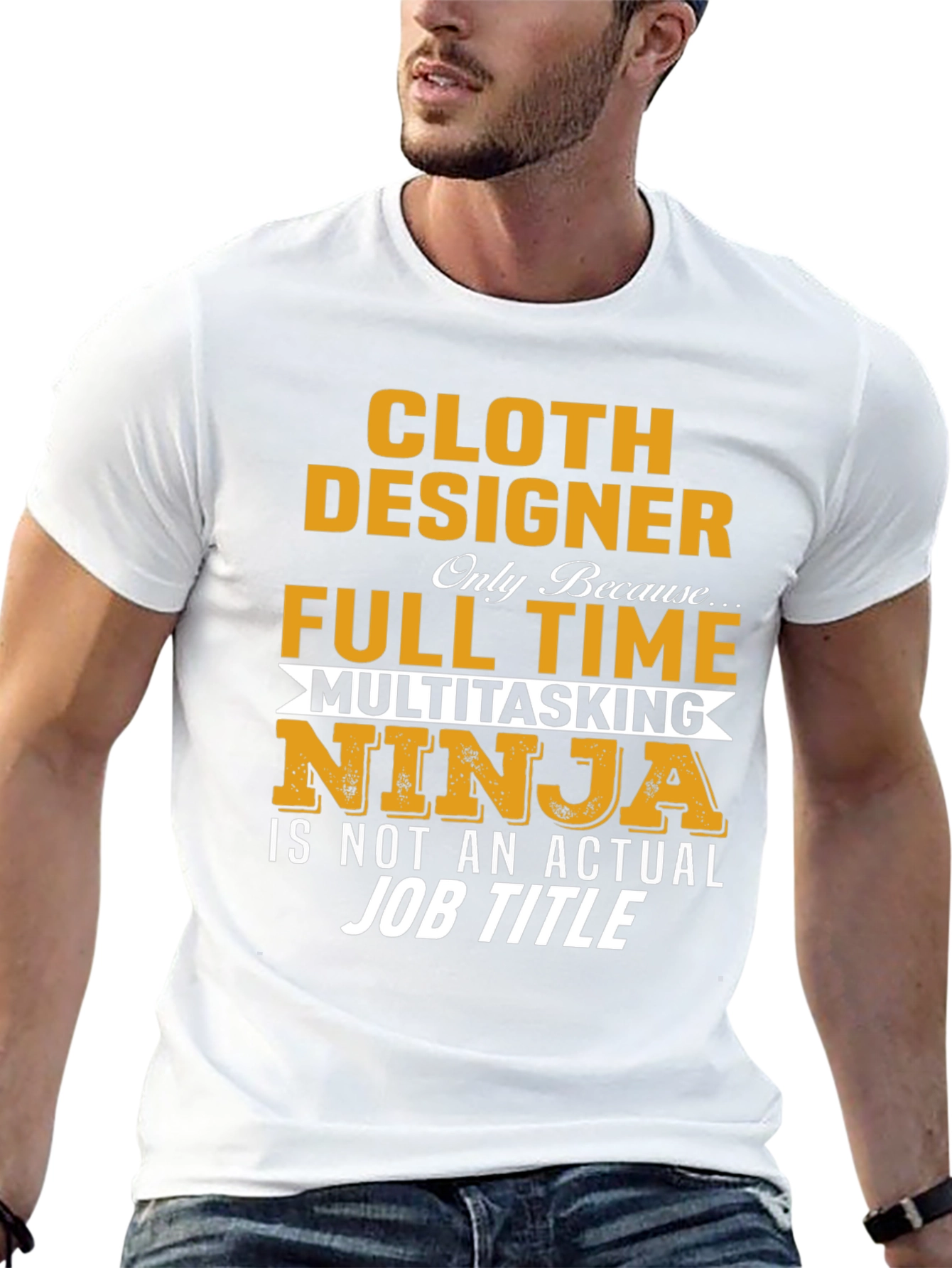 Cloth Designer Full-Time Ninja T-Shirt