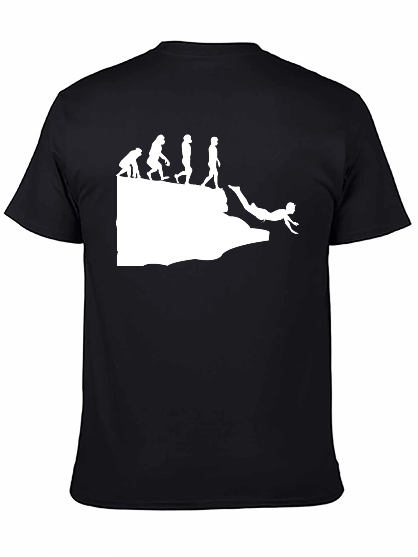 Evolution Dive Tee - Funny Cliff Jumper Shirt
