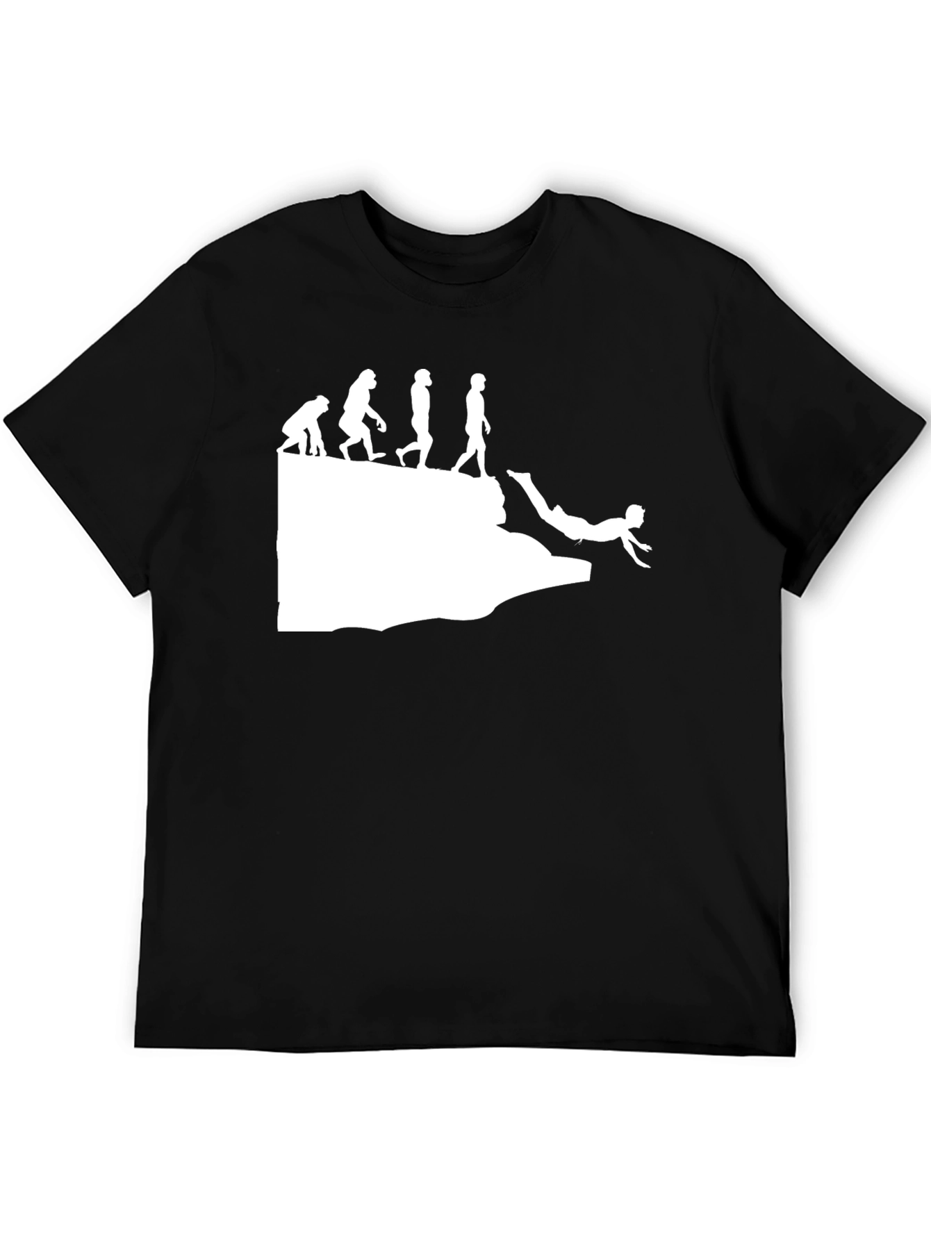Evolution Dive Tee - Funny Cliff Jumper Shirt