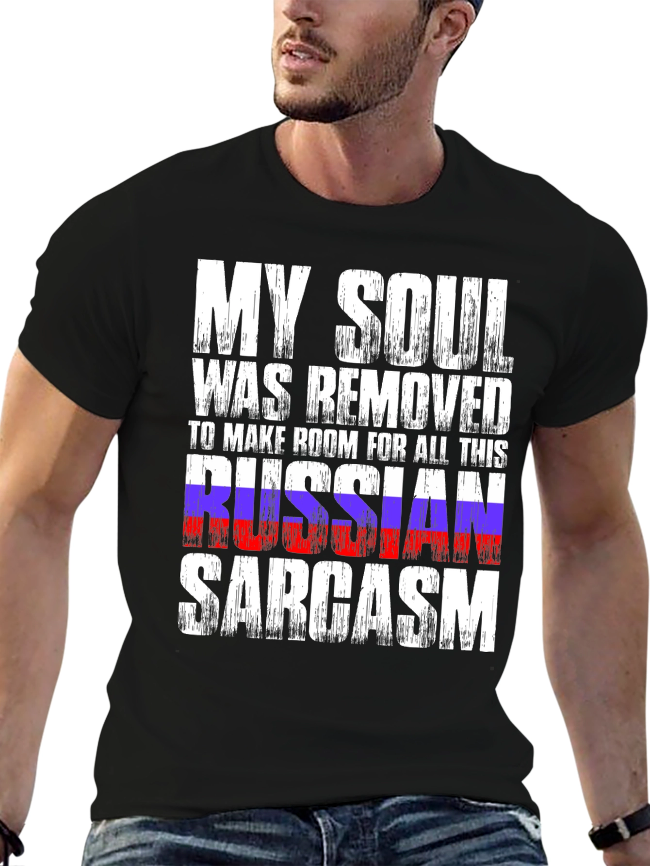 Russian Sarcasm Graphic T-Shirt